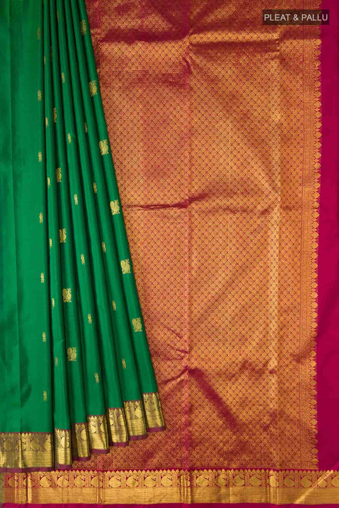 Green Kanchipuram Silk Saree