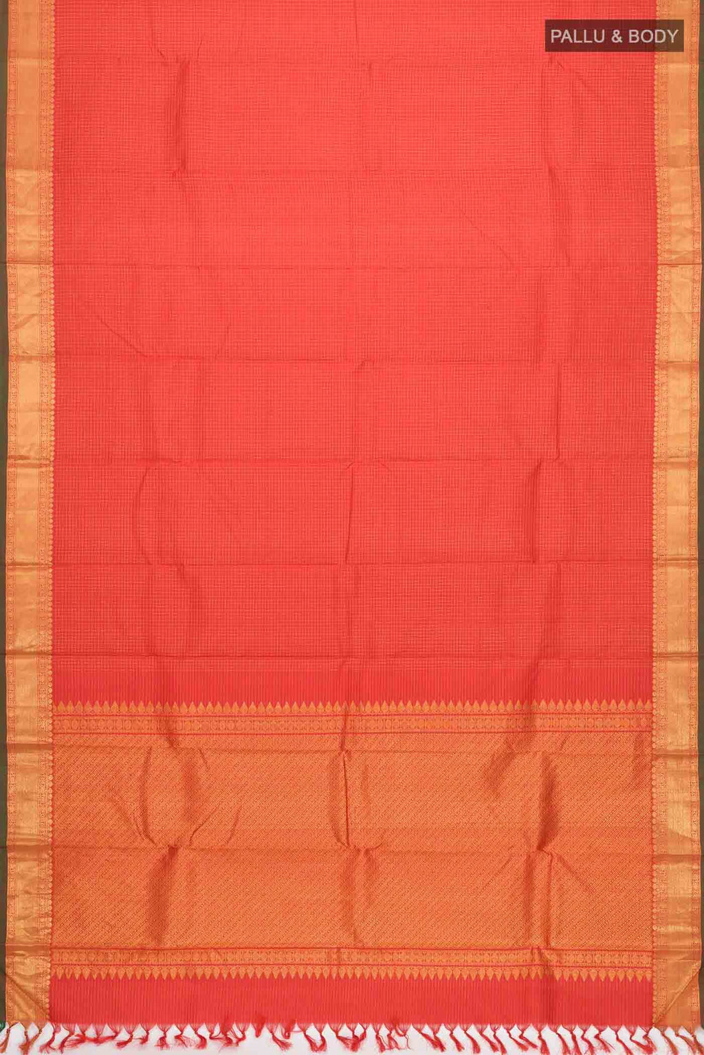 Red Kanchipuram Silk Saree