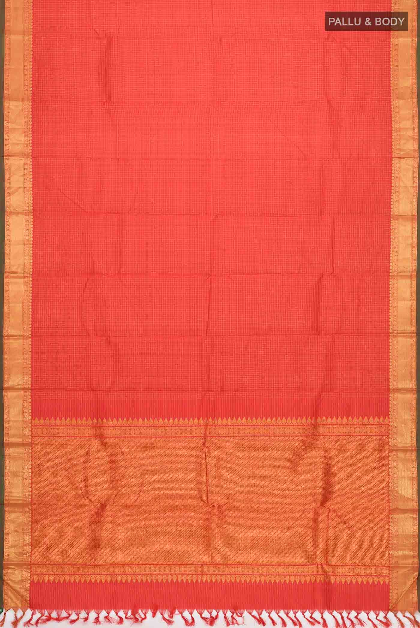 Red Kanchipuram Silk Saree