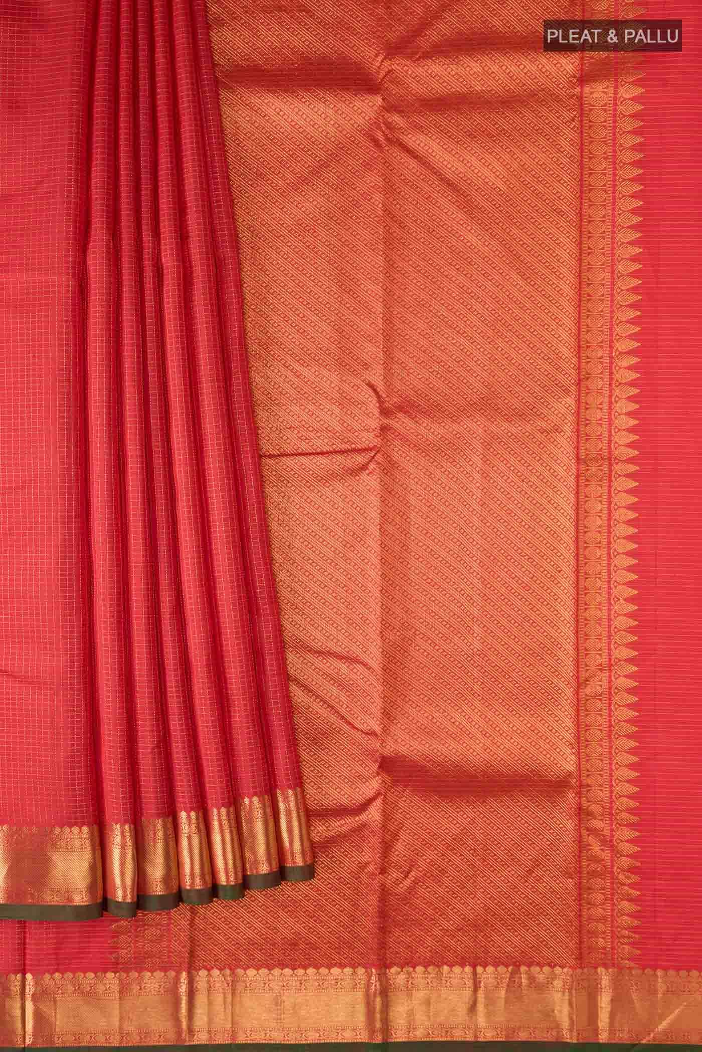Red Kanchipuram Silk Saree