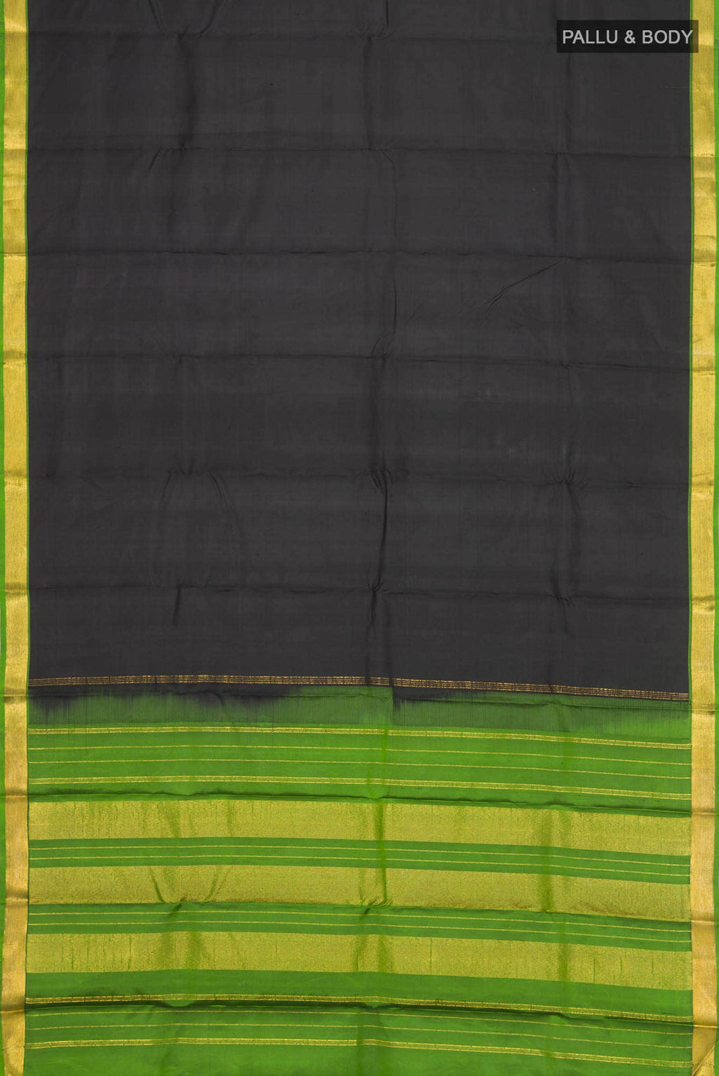 Black Kanchipuram Silk Saree