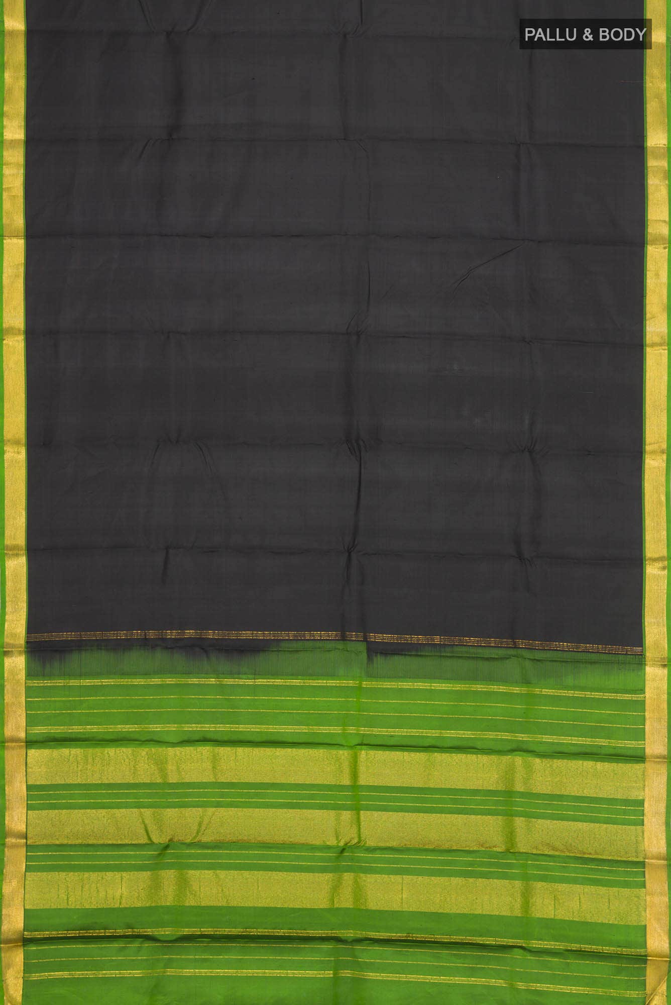 Black Kanchipuram Silk Saree