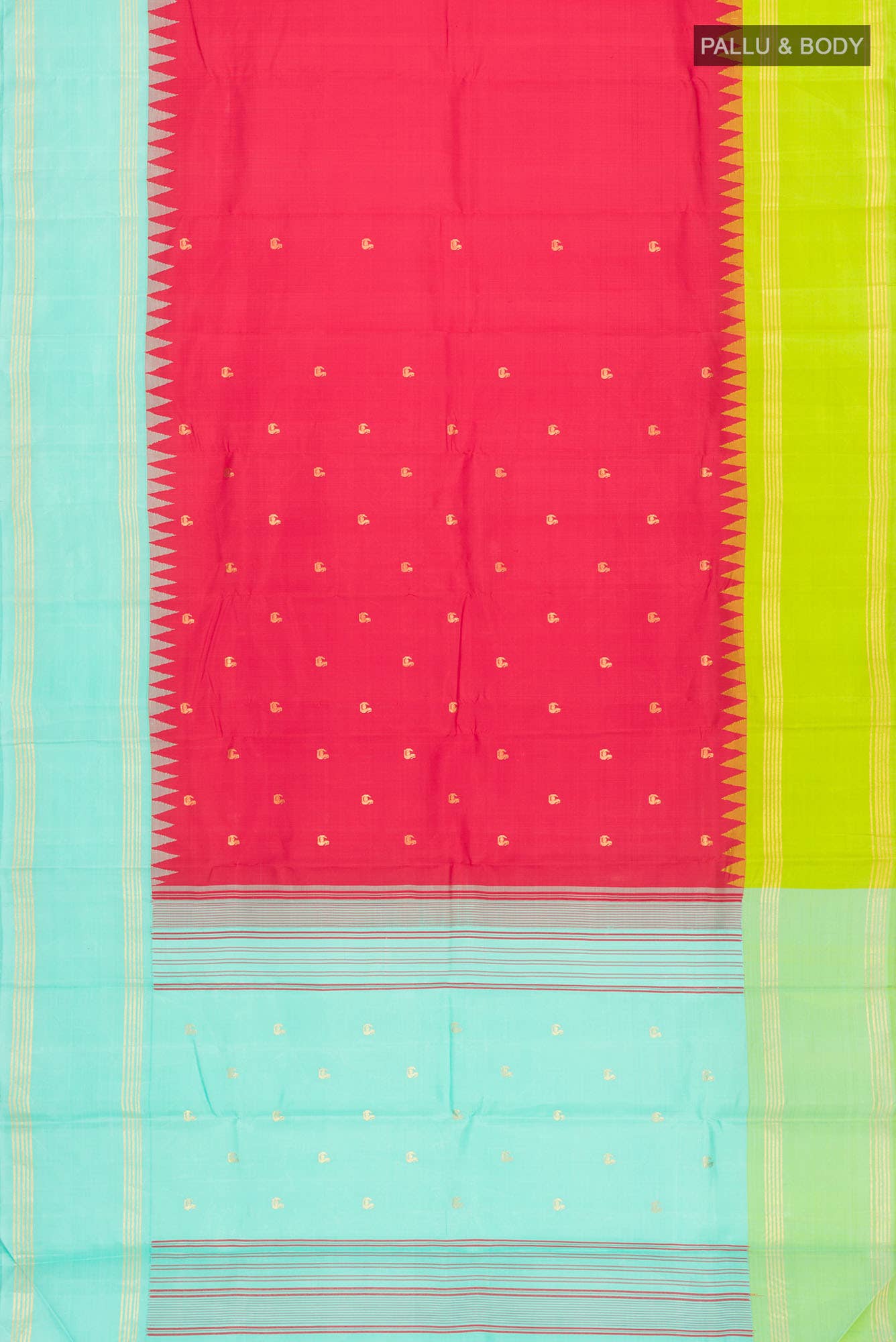 Red Kanchipuram Silk Saree