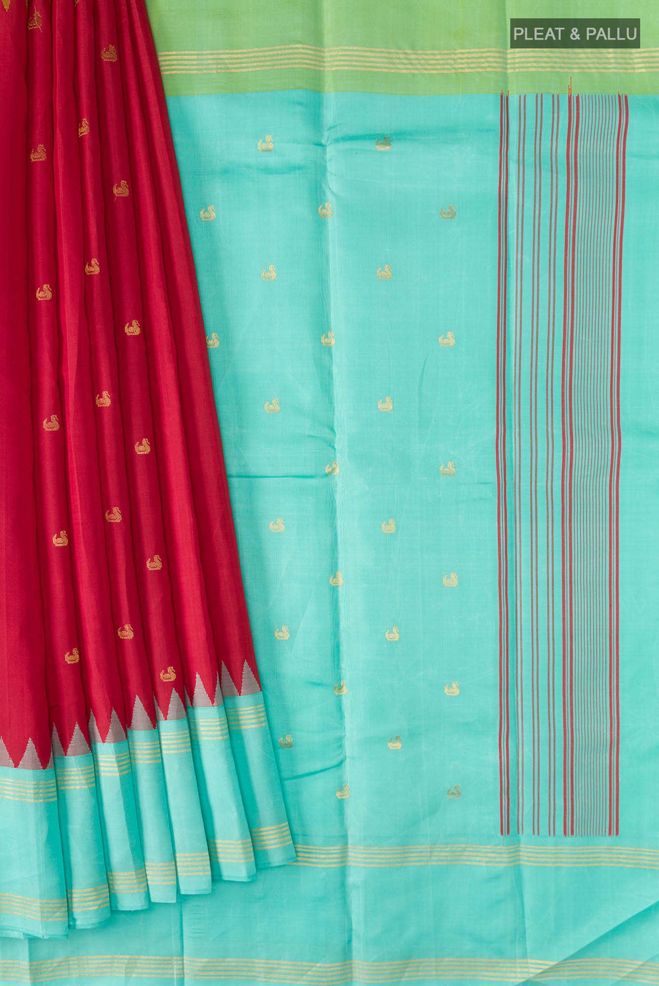 Red Kanchipuram Silk Saree