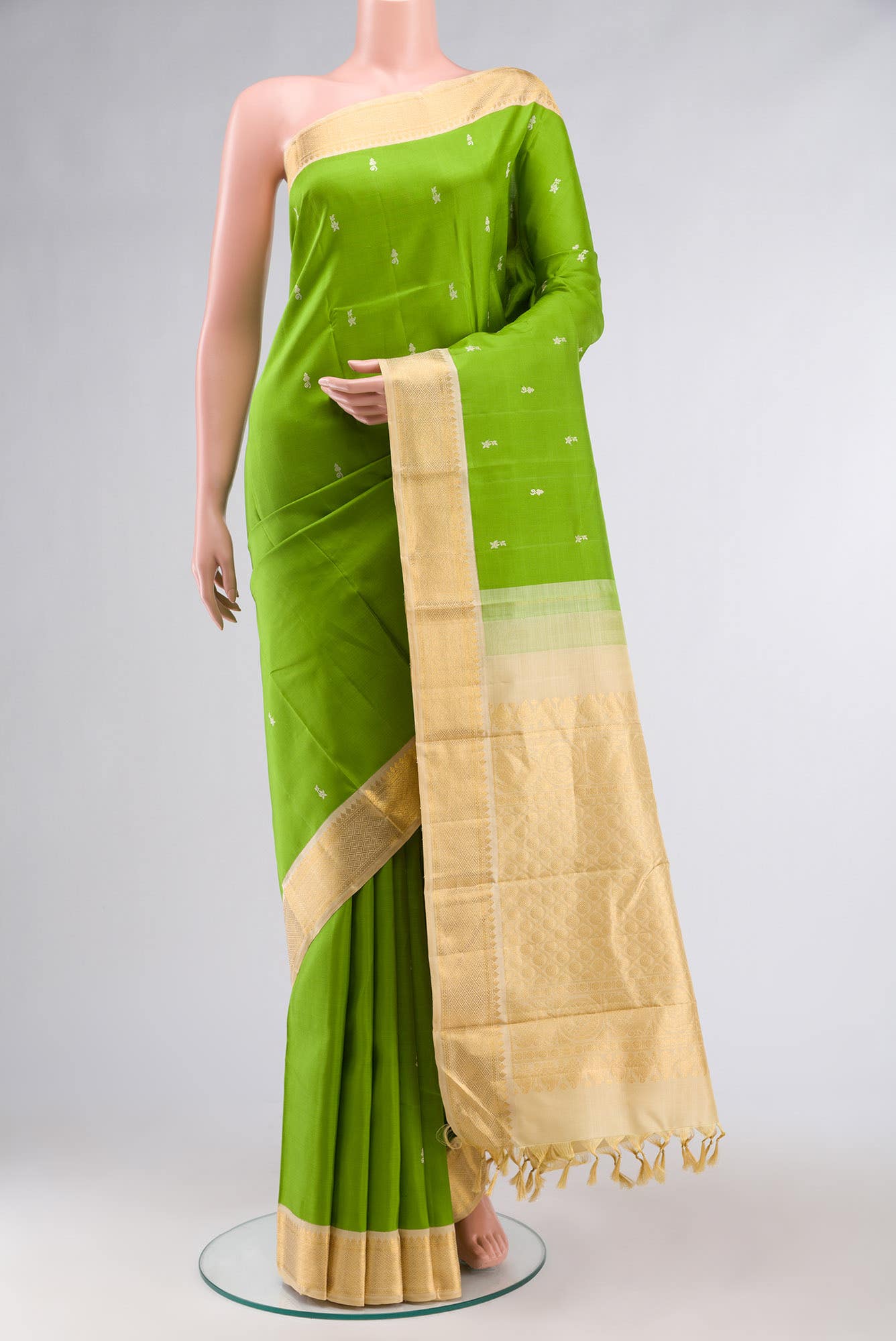 Green Kanchipuram Silk Saree