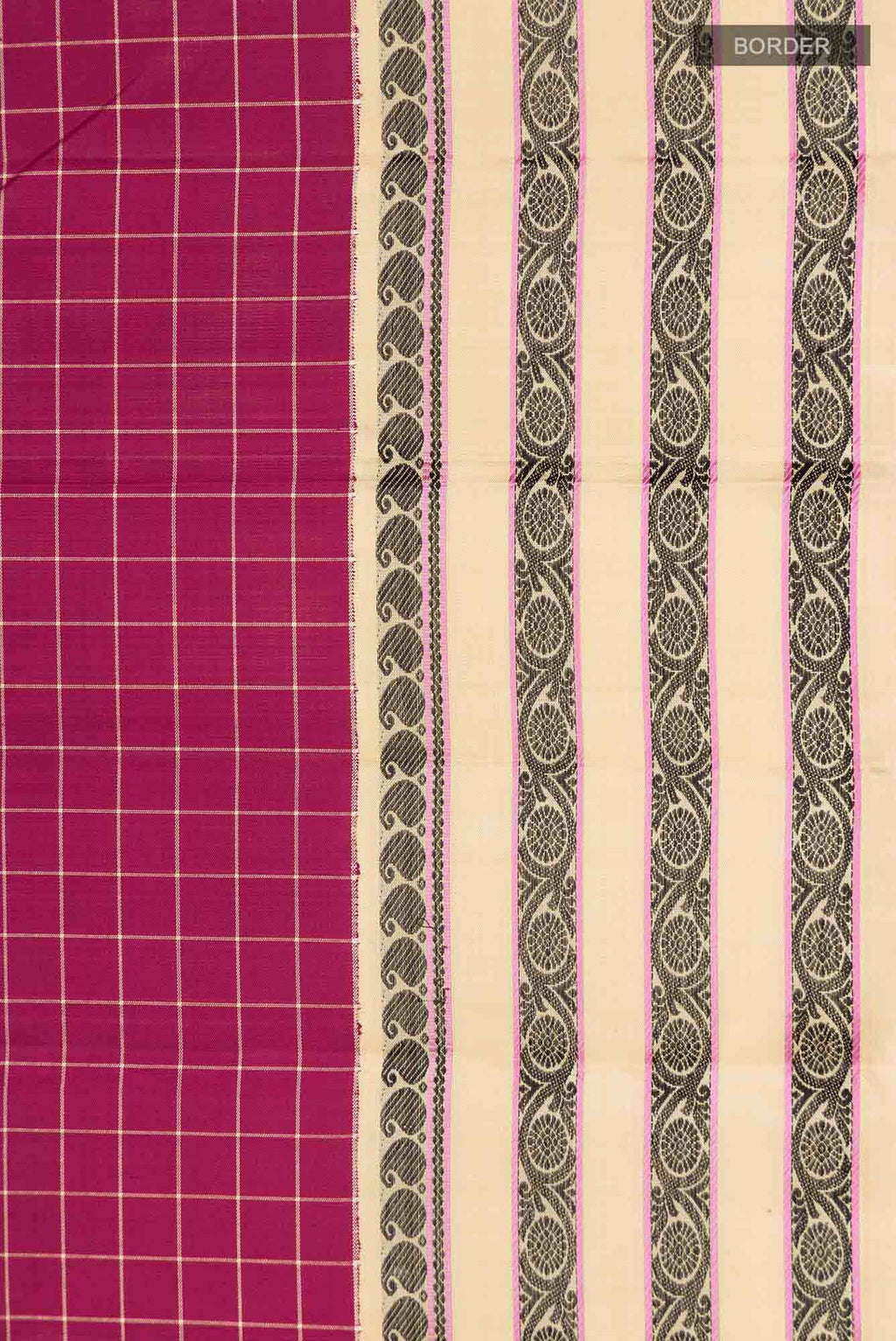 Maroon Kanchipuram Silk Saree
