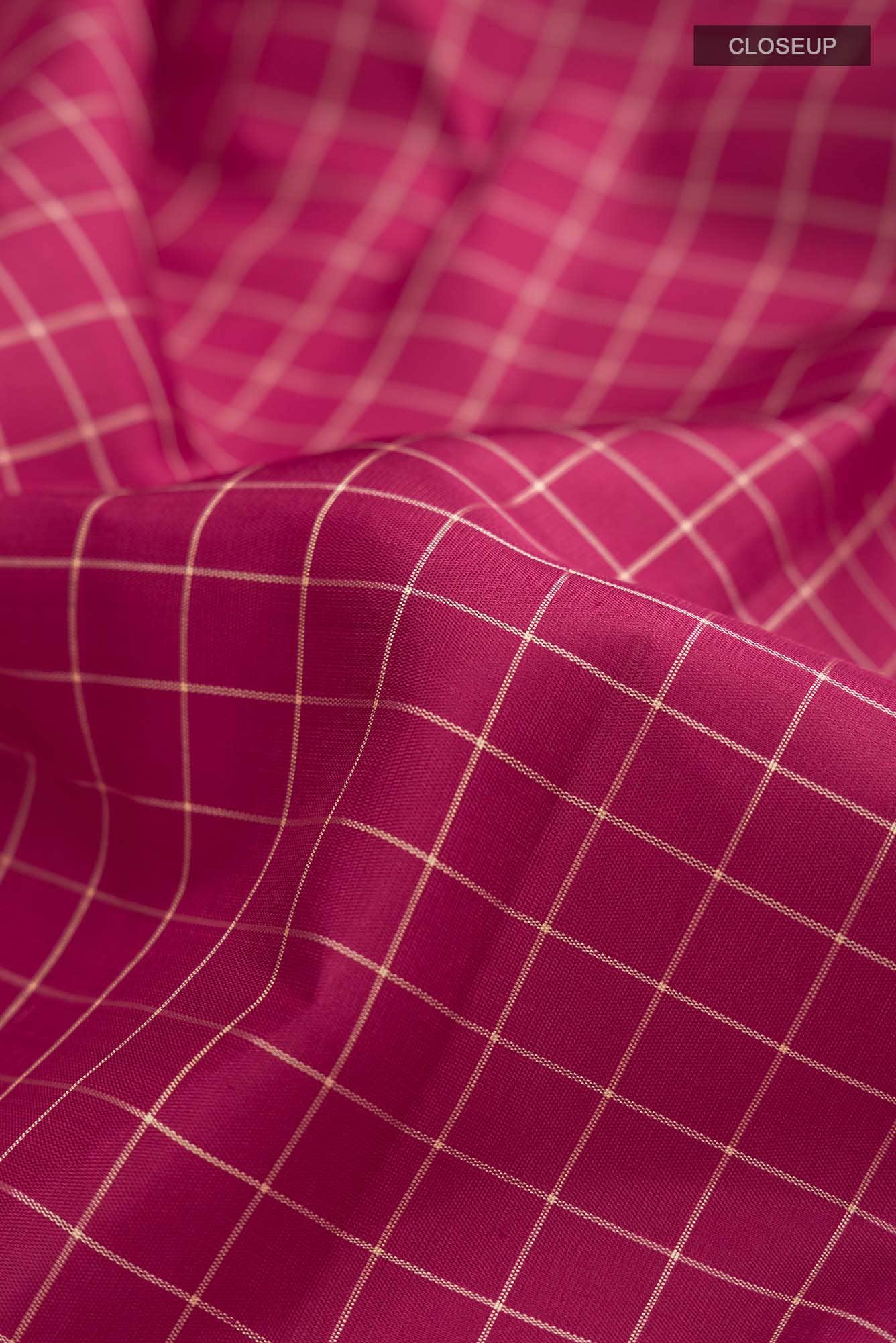 Maroon Kanchipuram Silk Saree