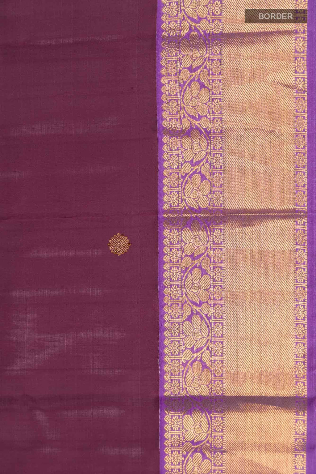Maroon Kanchipuram Silk Saree