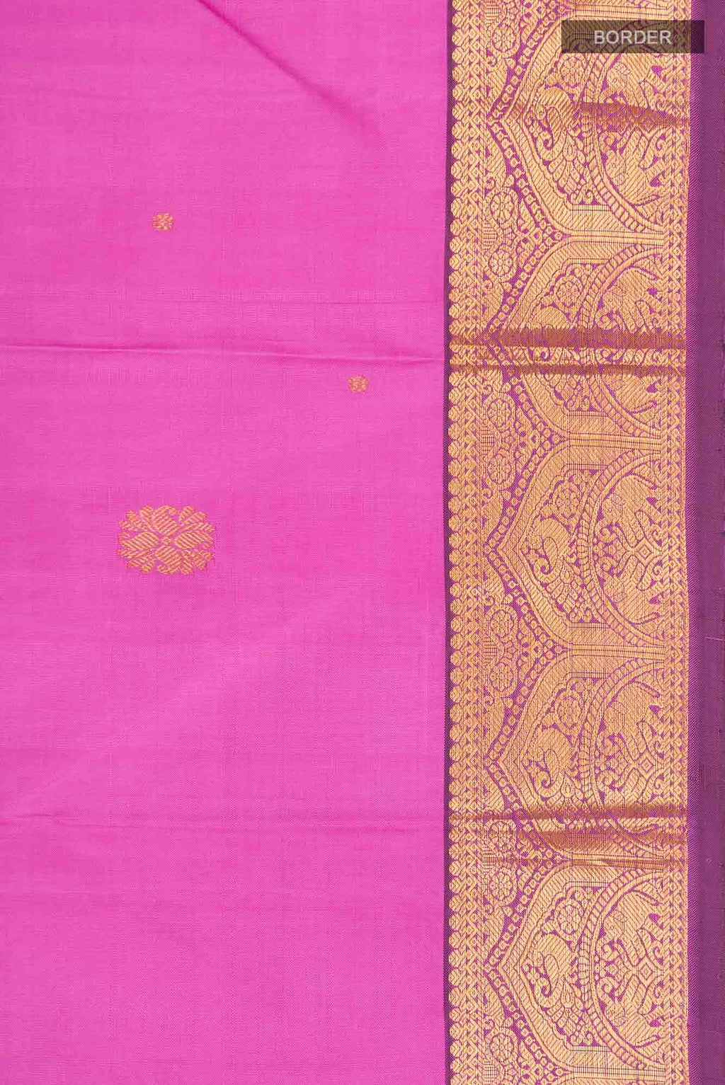 Pink Kanchipuram Silk Saree