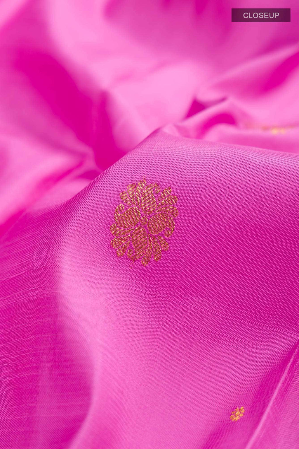 Pink Kanchipuram Silk Saree