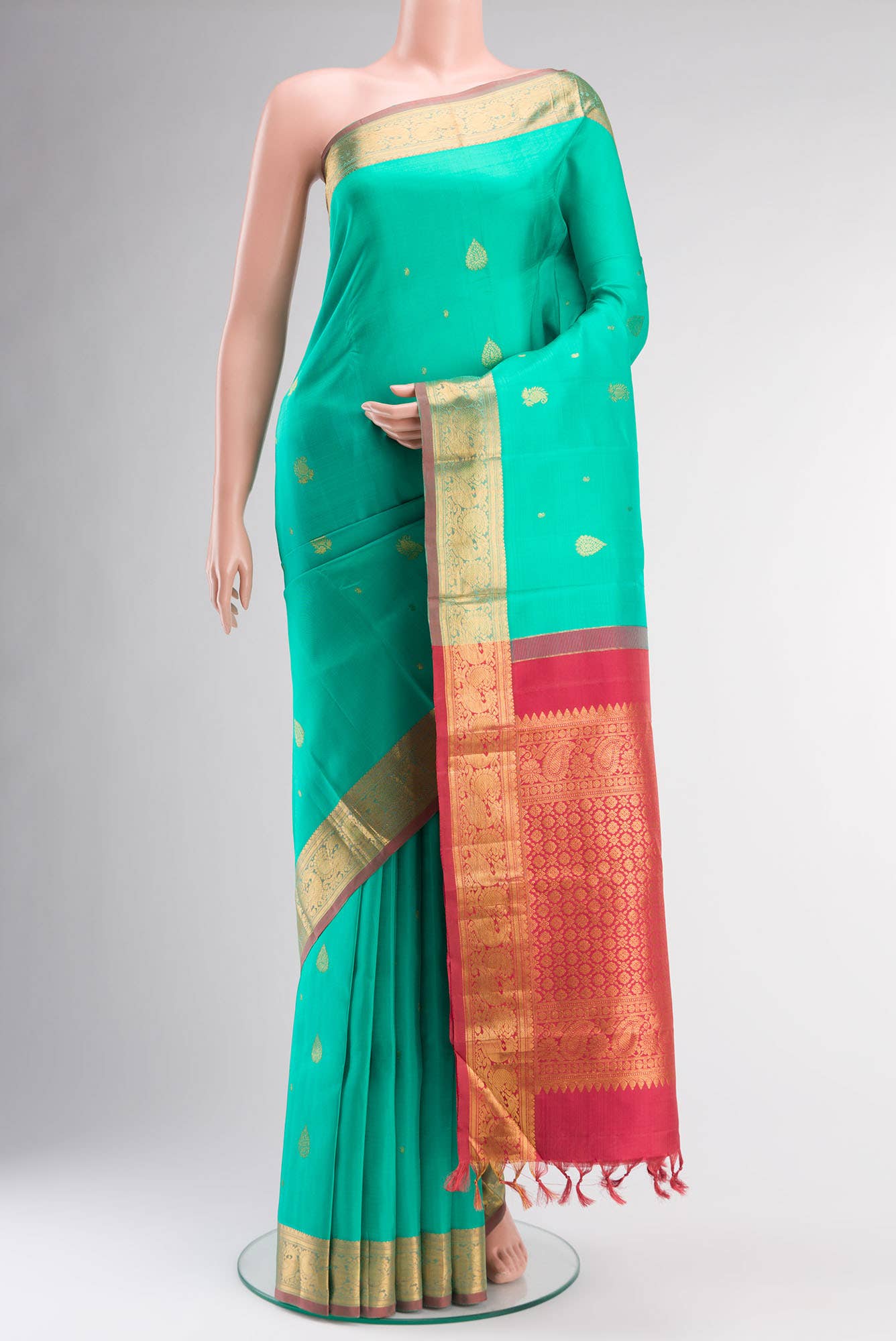 Green Kanchipuram Silk Saree
