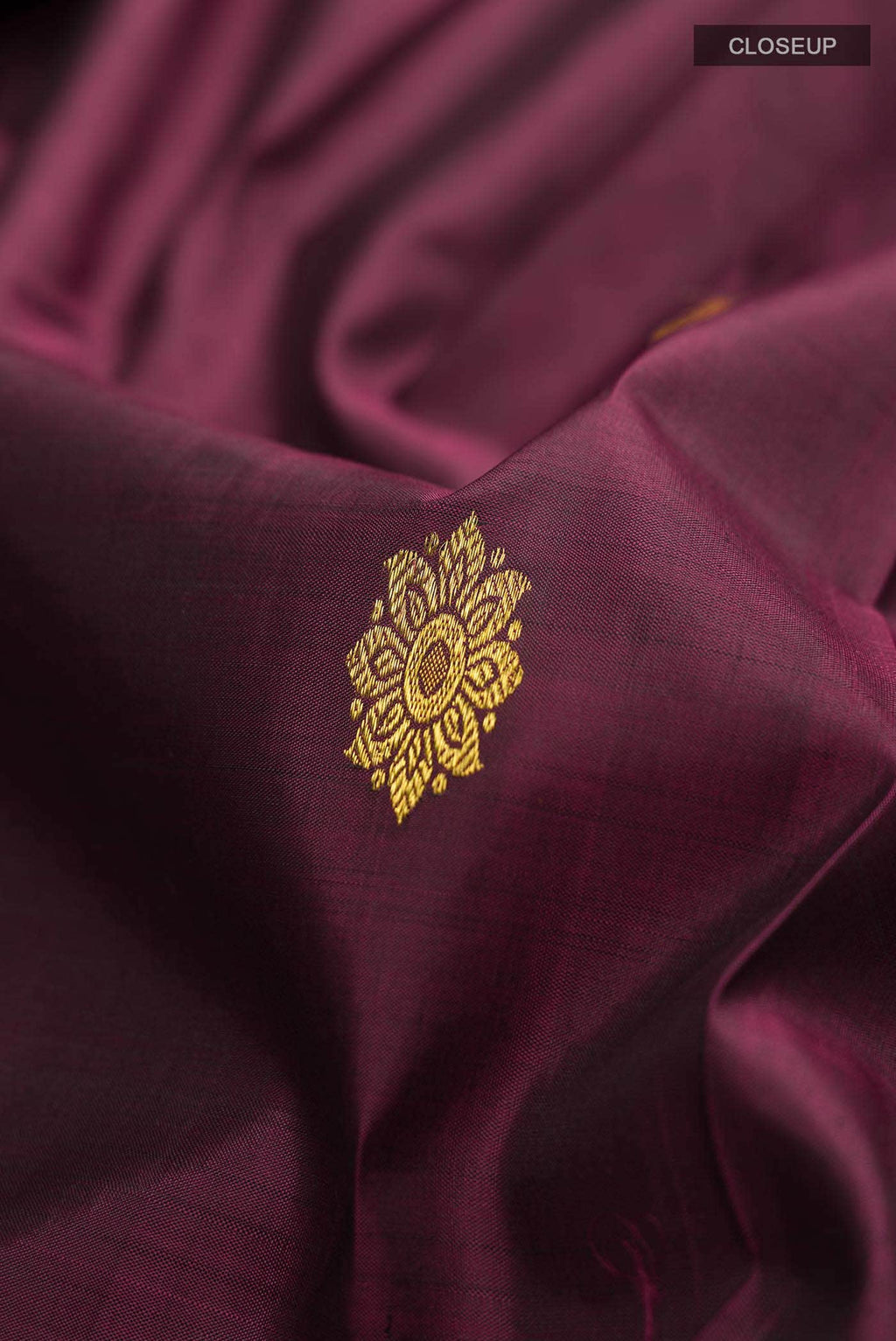 Maroon Kanchipuram Silk Saree