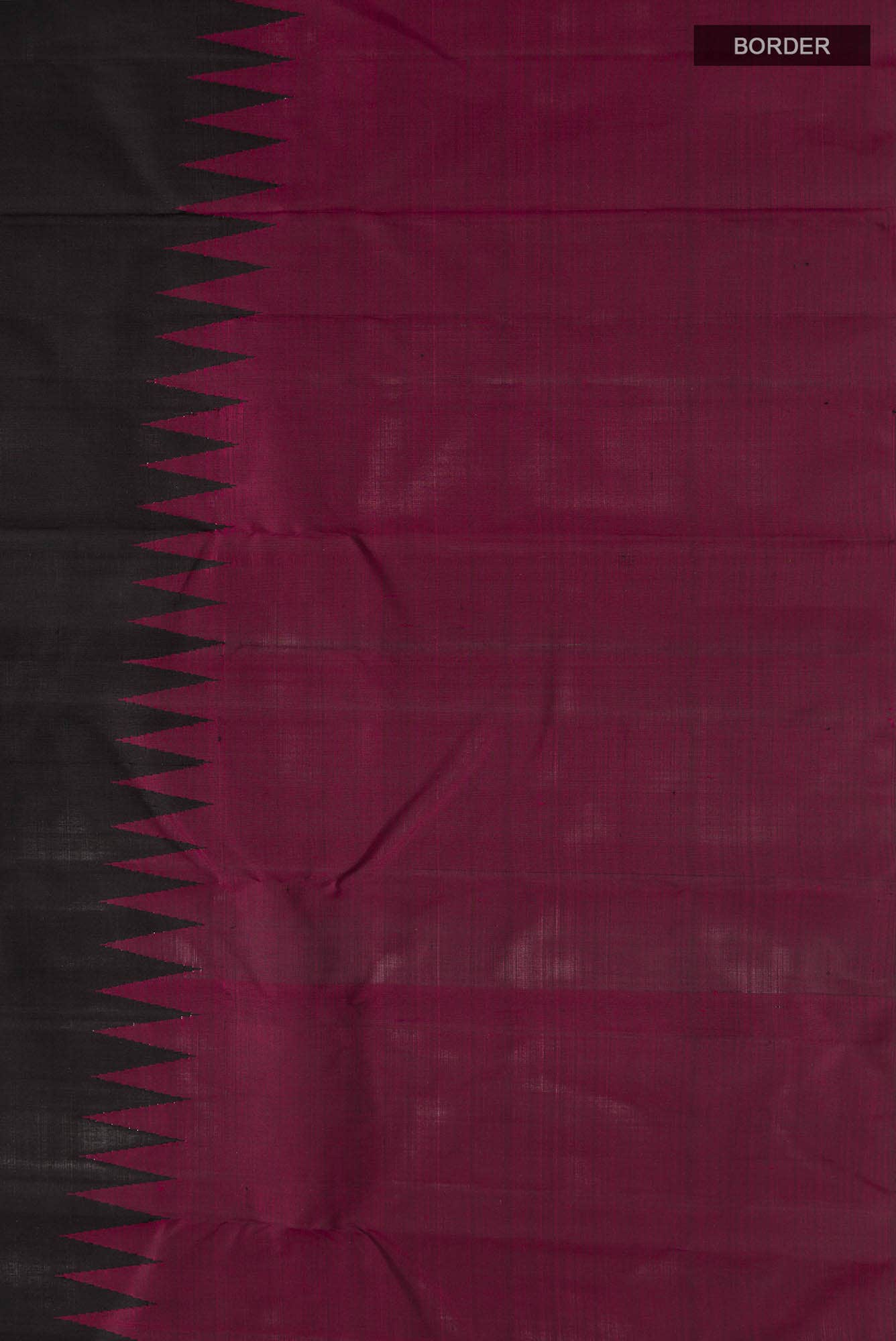 Black Kanchipuram Silk Saree