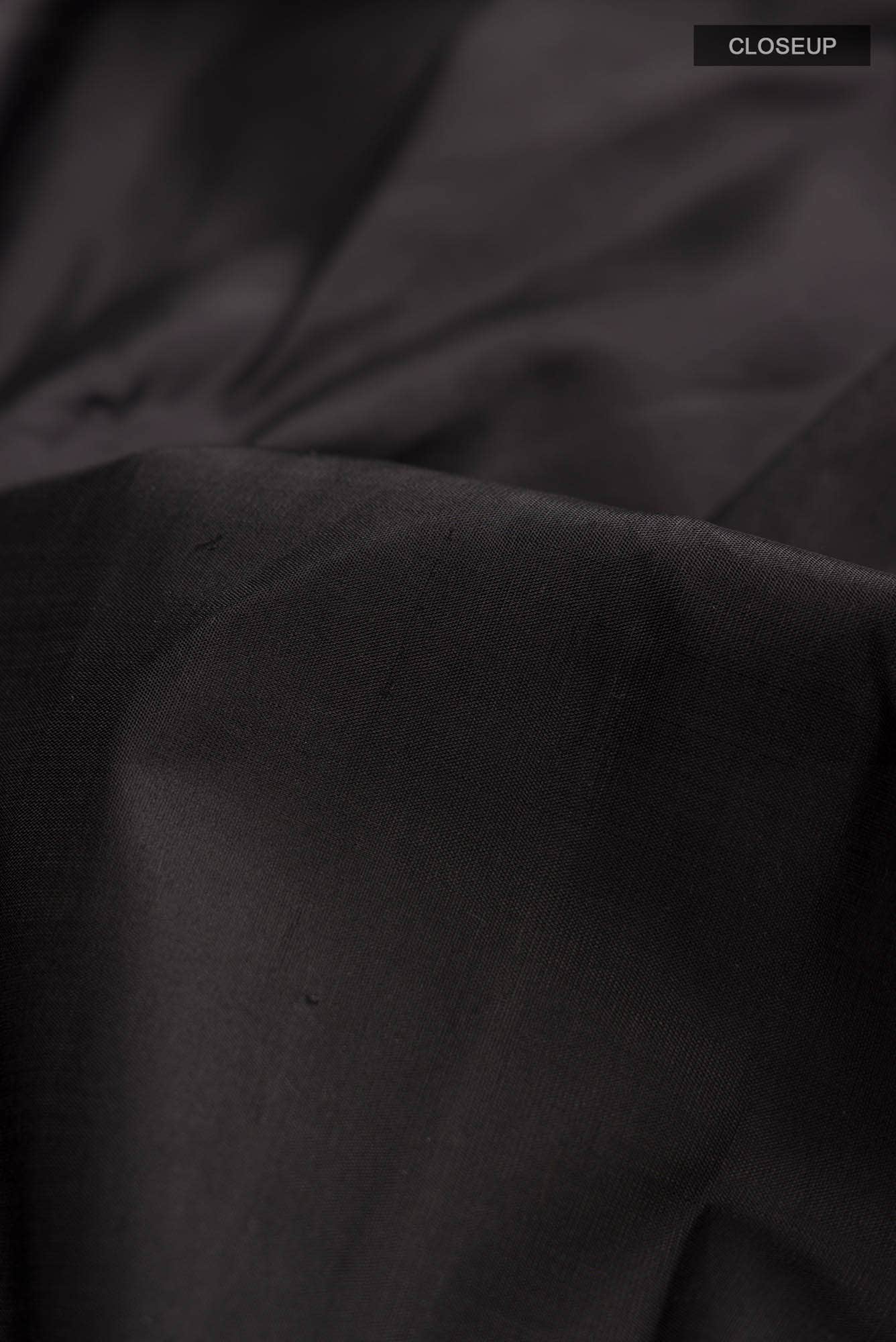 Black Kanchipuram Silk Saree