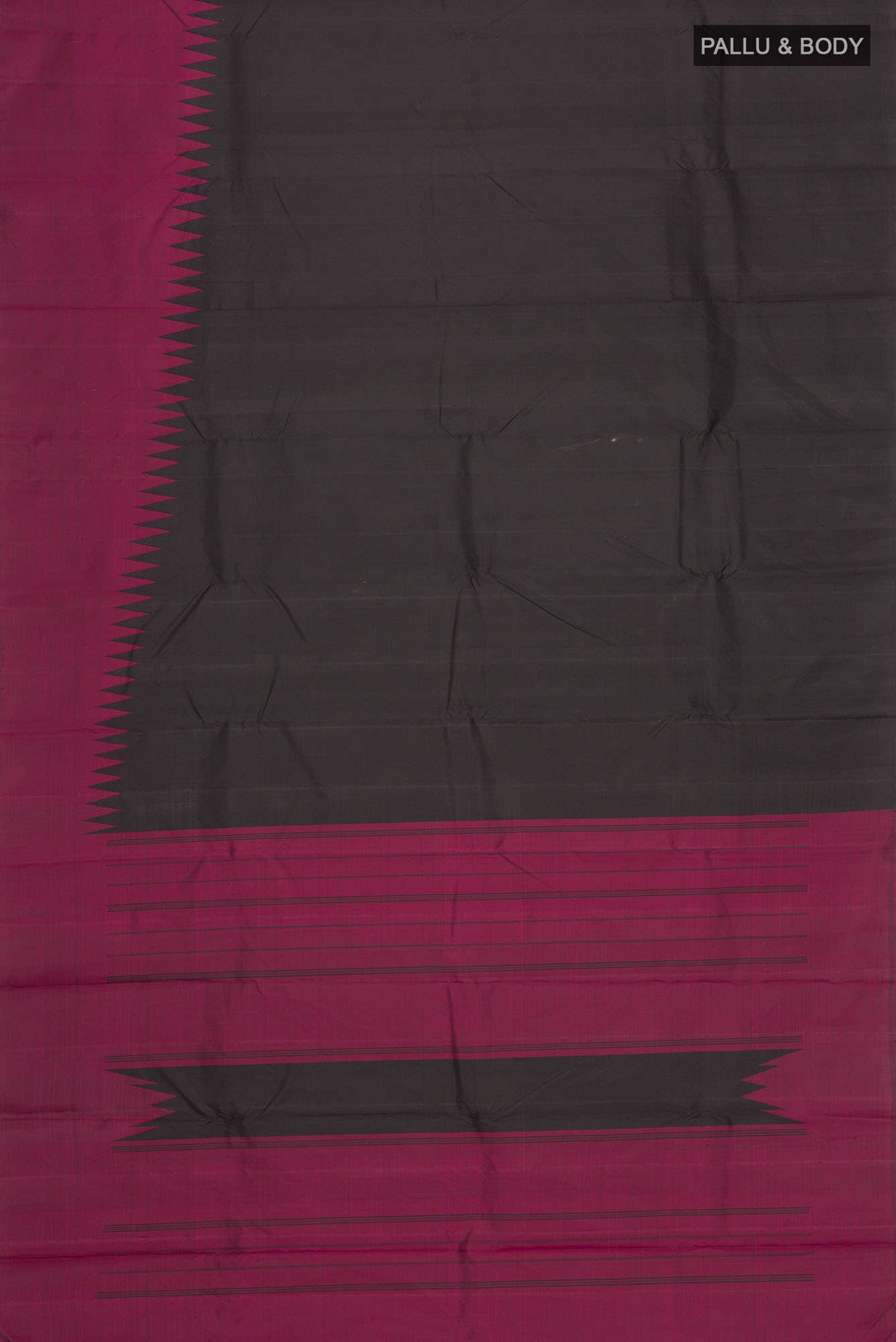 Black Kanchipuram Silk Saree