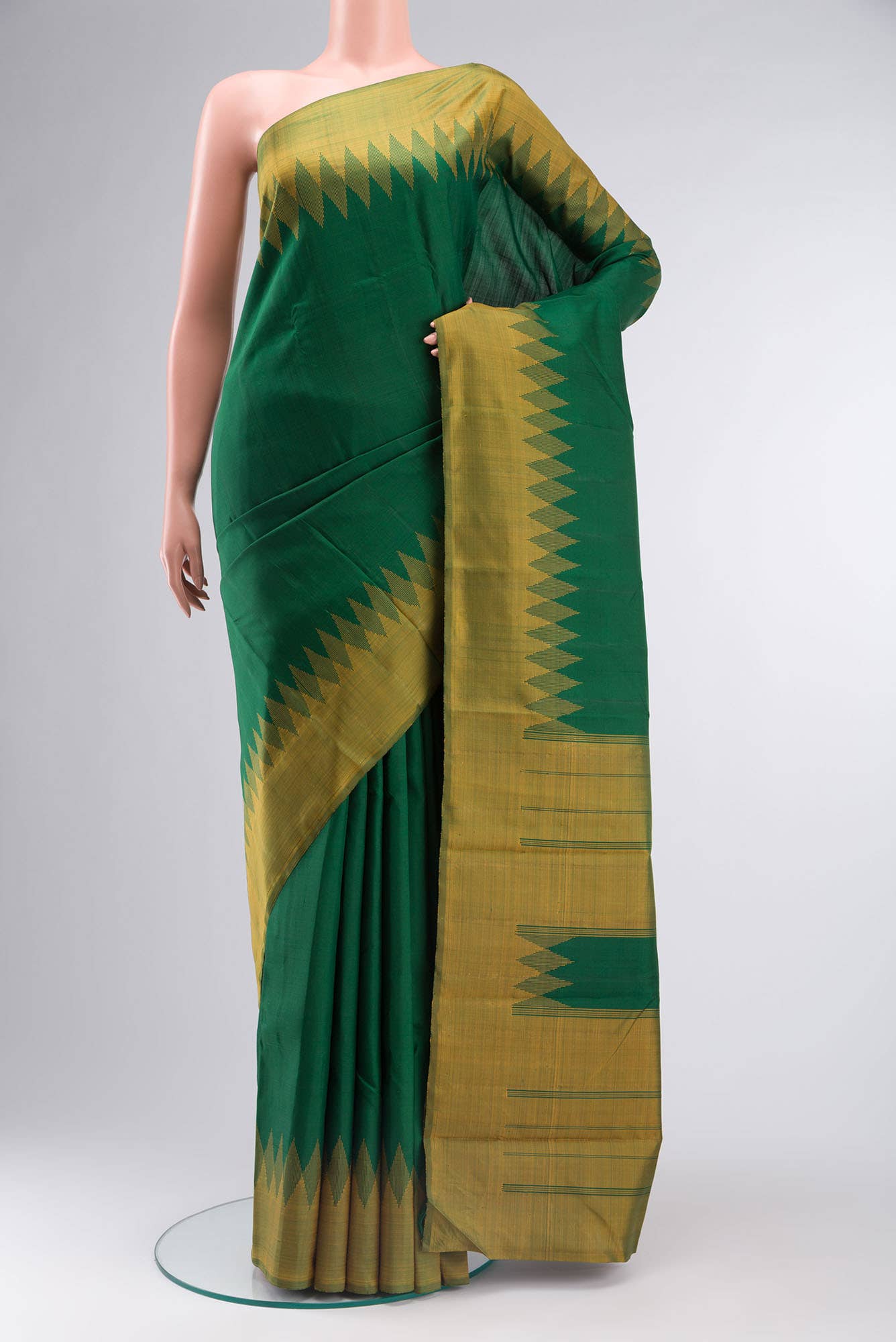 Green Kanchipuram Silk Saree
