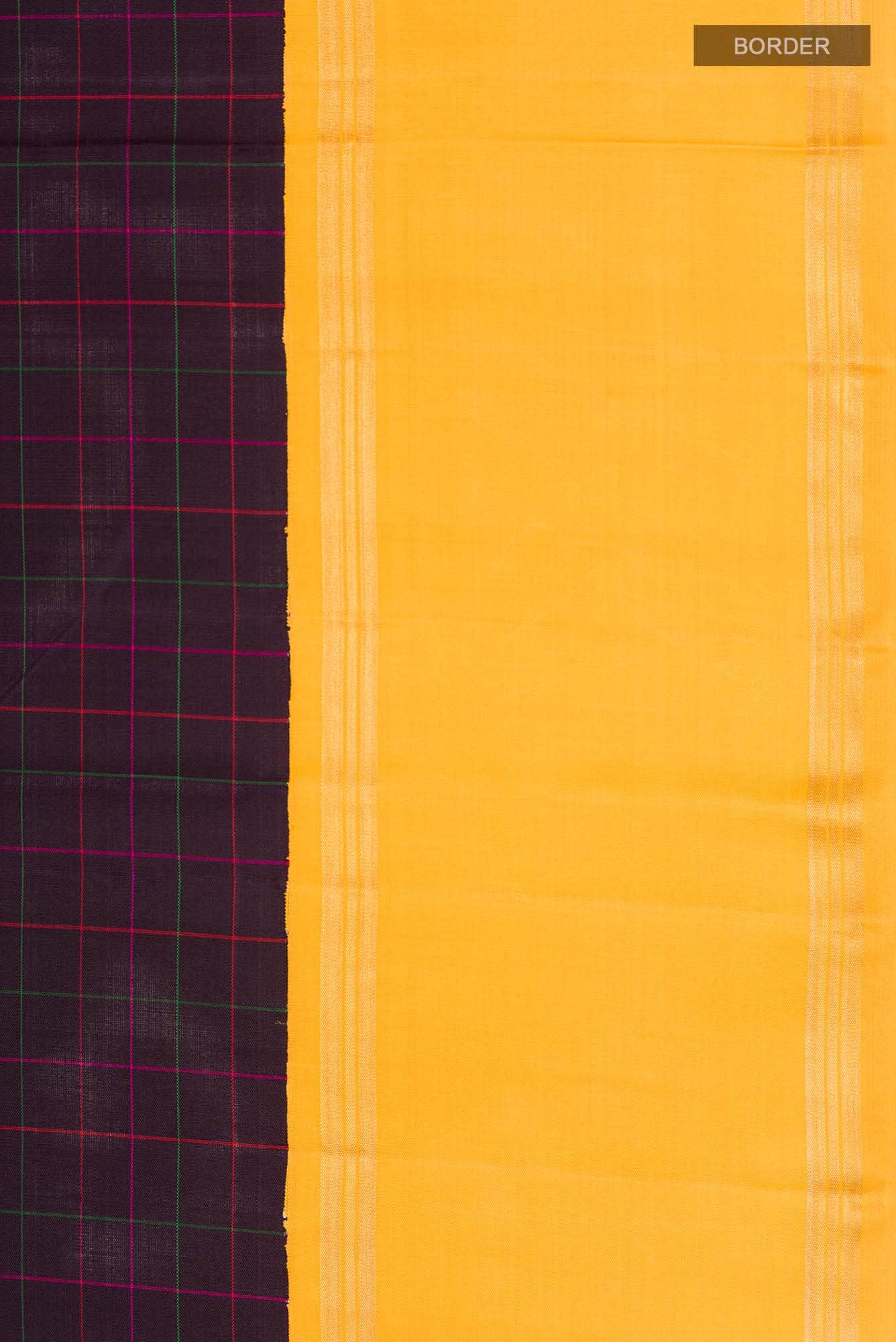 Navy Blue Kanchipuram Silk Saree