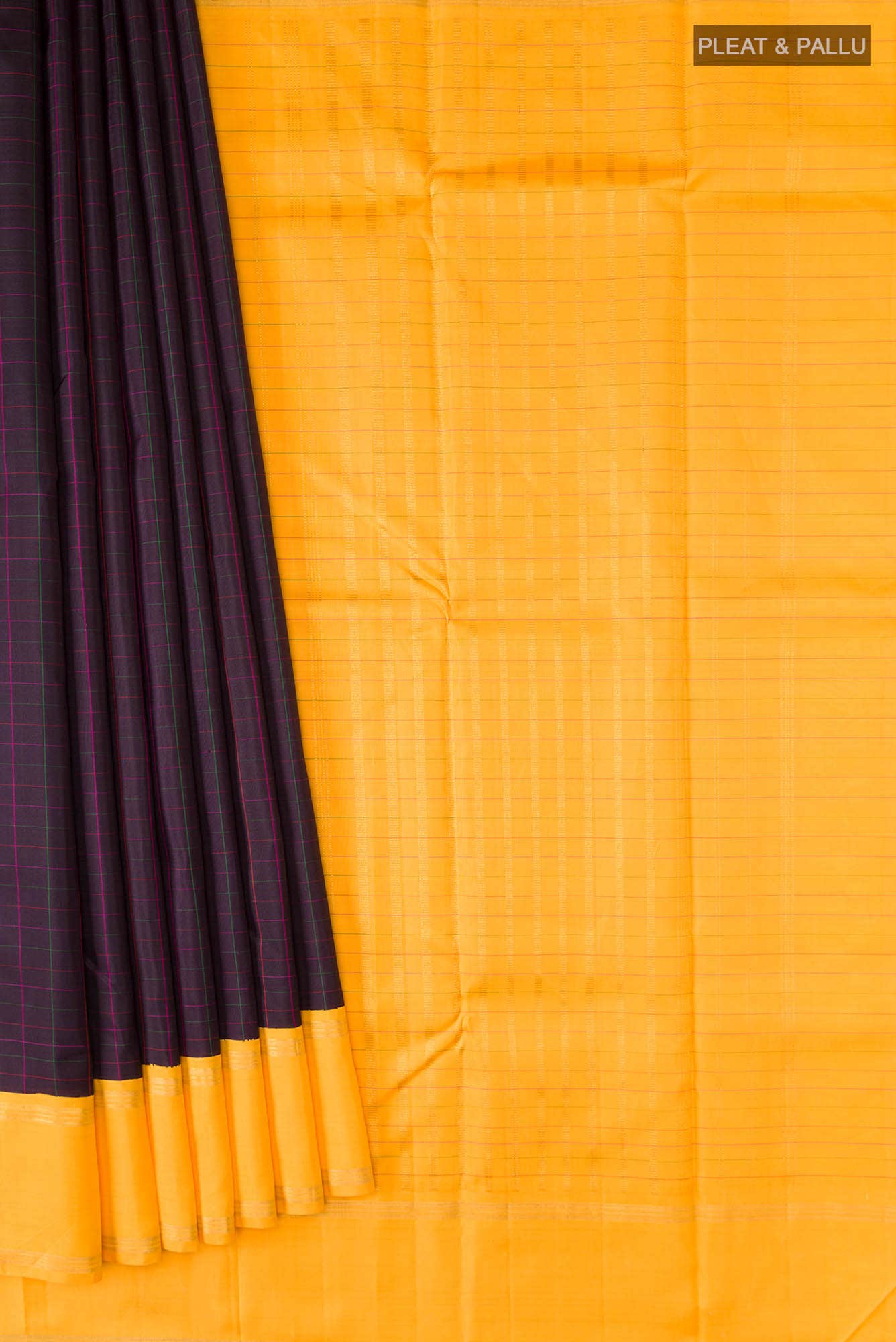 Navy Blue Kanchipuram Silk Saree