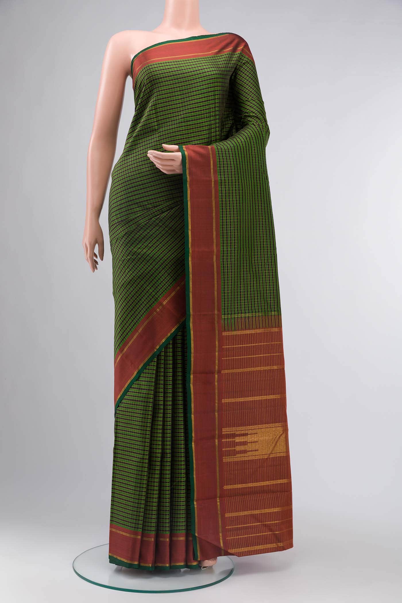 Multi Kanchipuram Silk Saree