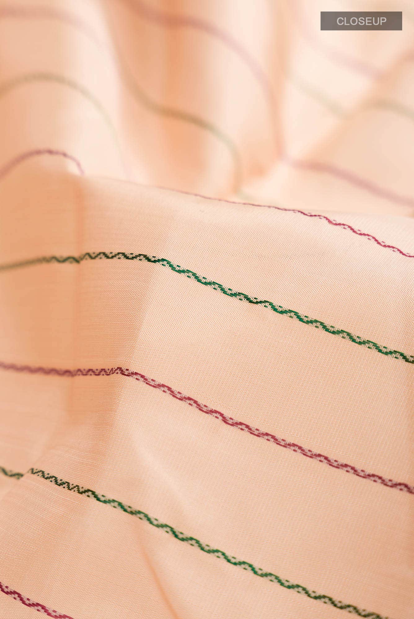 Beige Kanchipuram Silk Saree