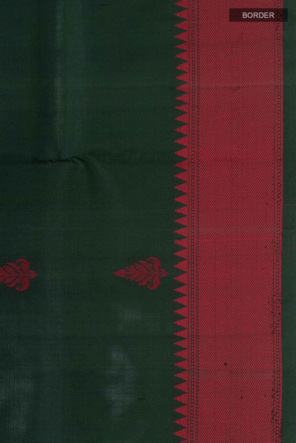 Bottle Green Soft Silk Saree