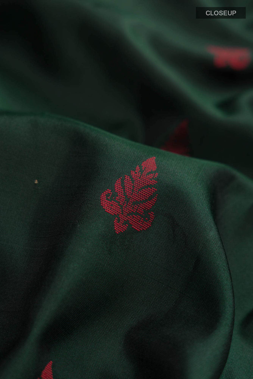 Bottle Green Soft Silk Saree