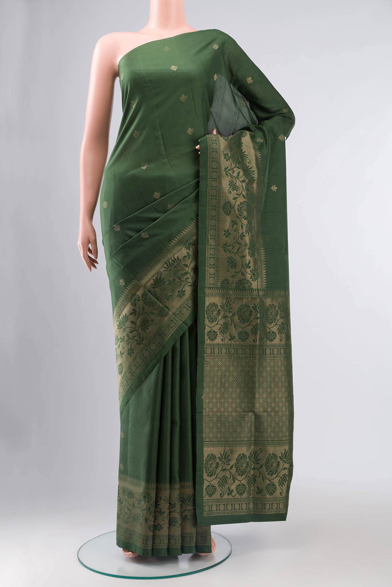 Green Soft Silk Saree