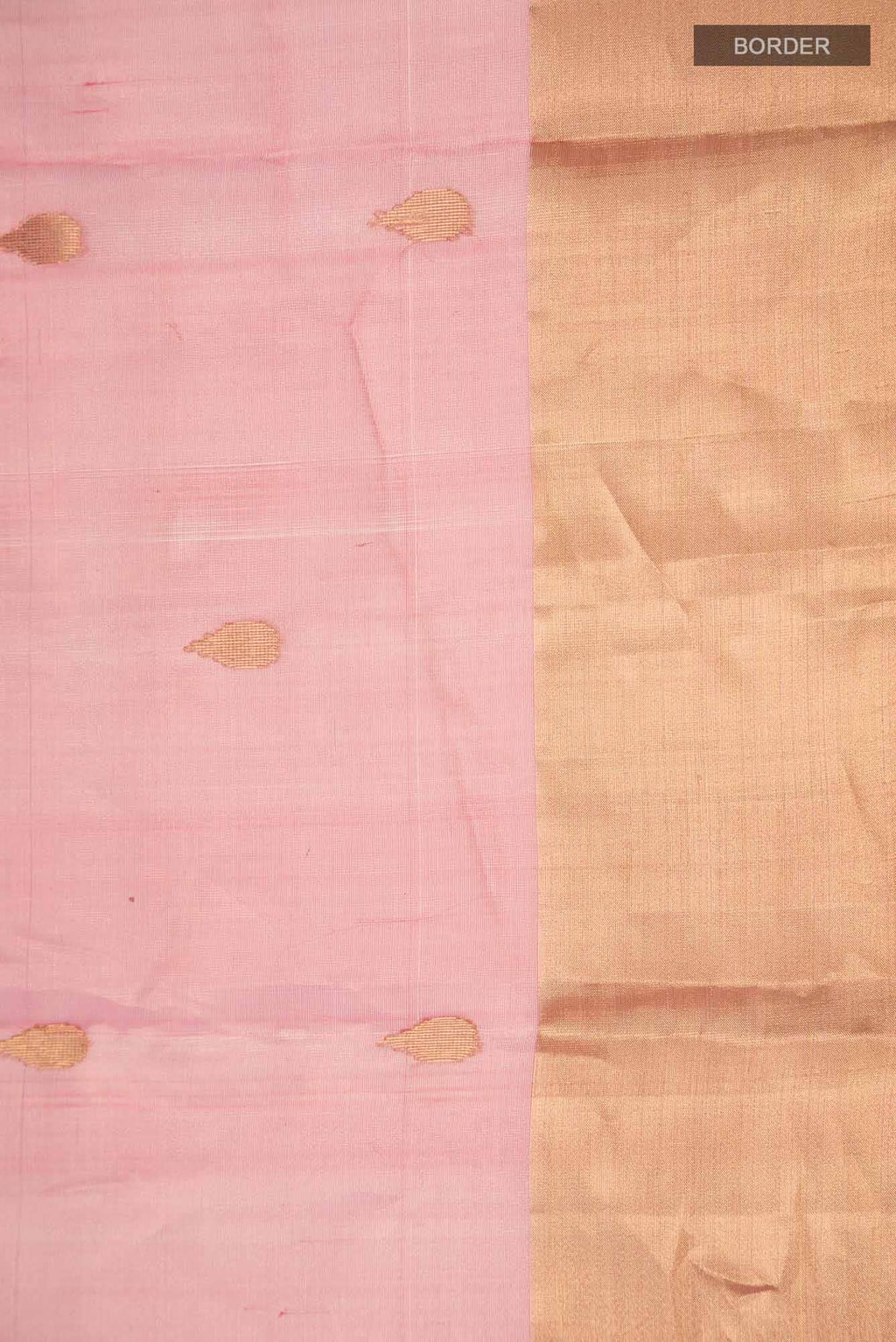 Pink Chanderi Tissue Silk Saree