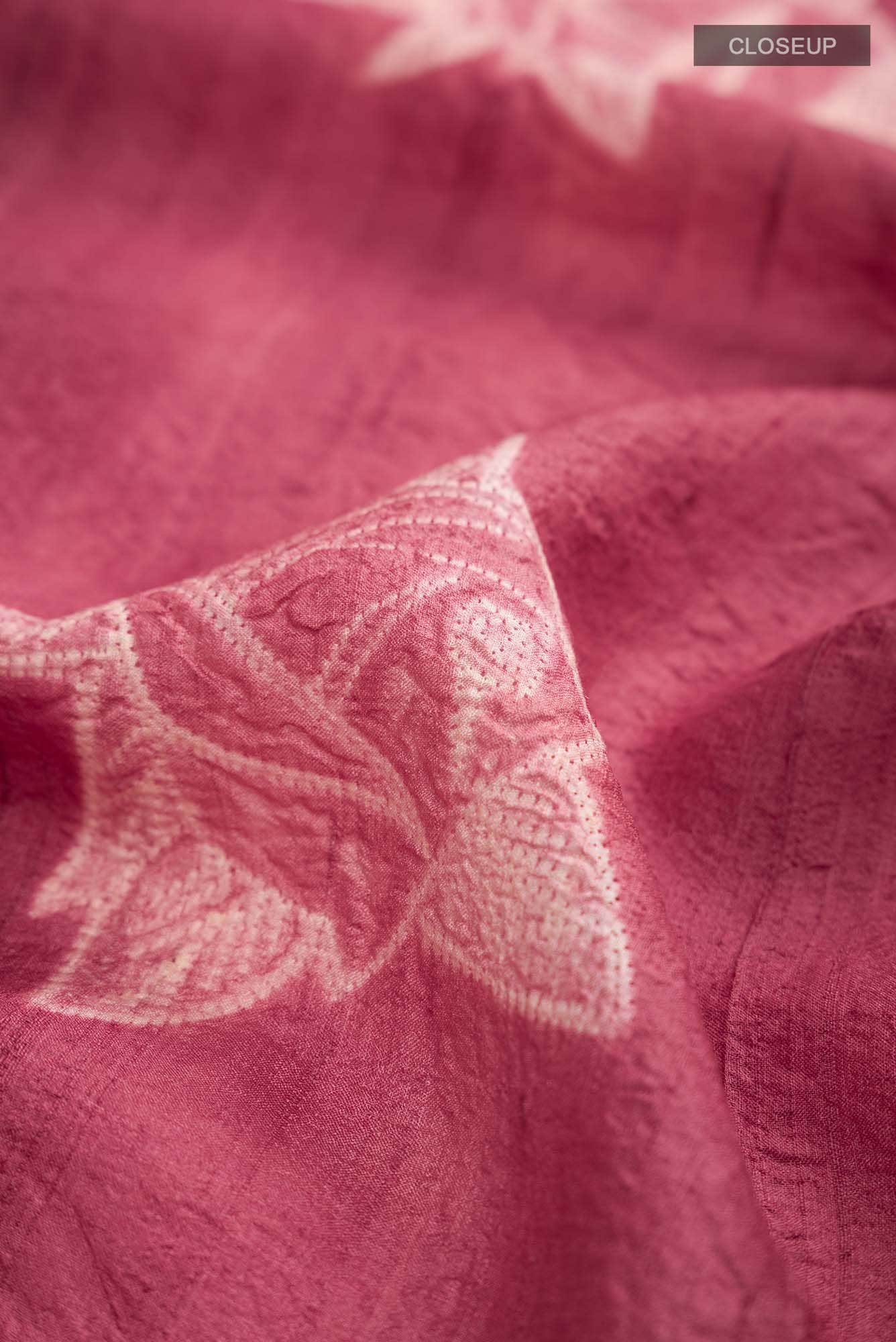 Beige Bhagalpuri Tussar Silk Saree