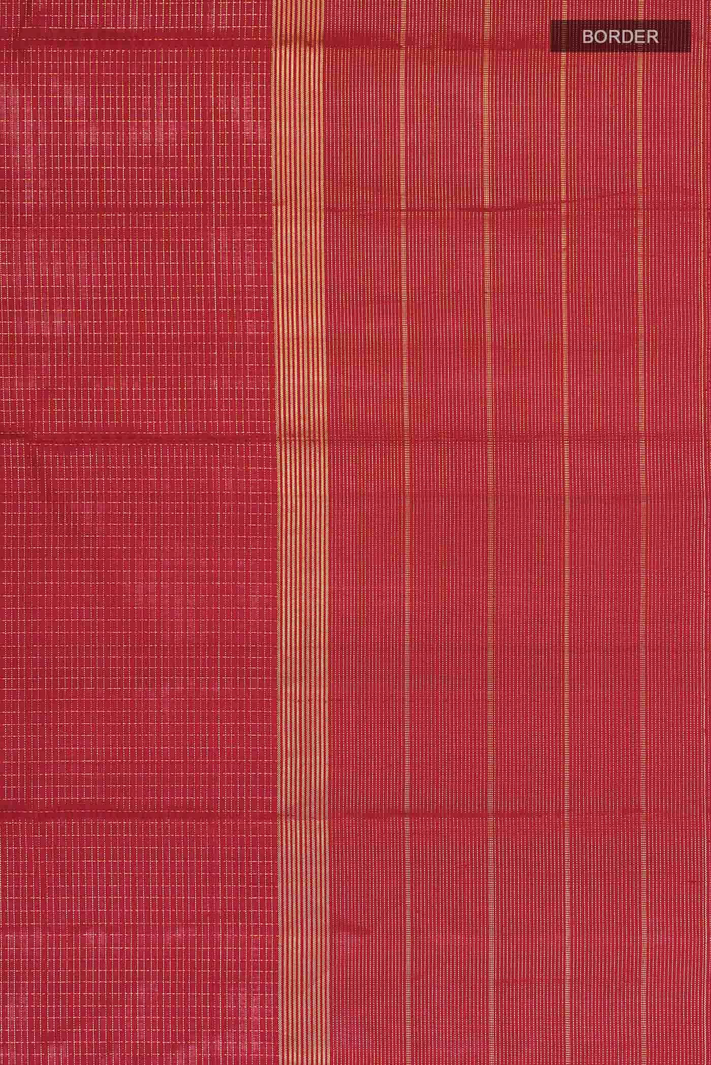 Maroon Kanchipuram Silk Saree