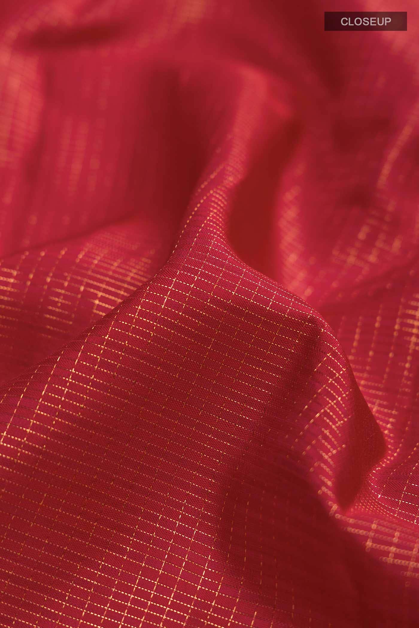 Maroon Kanchipuram Silk Saree