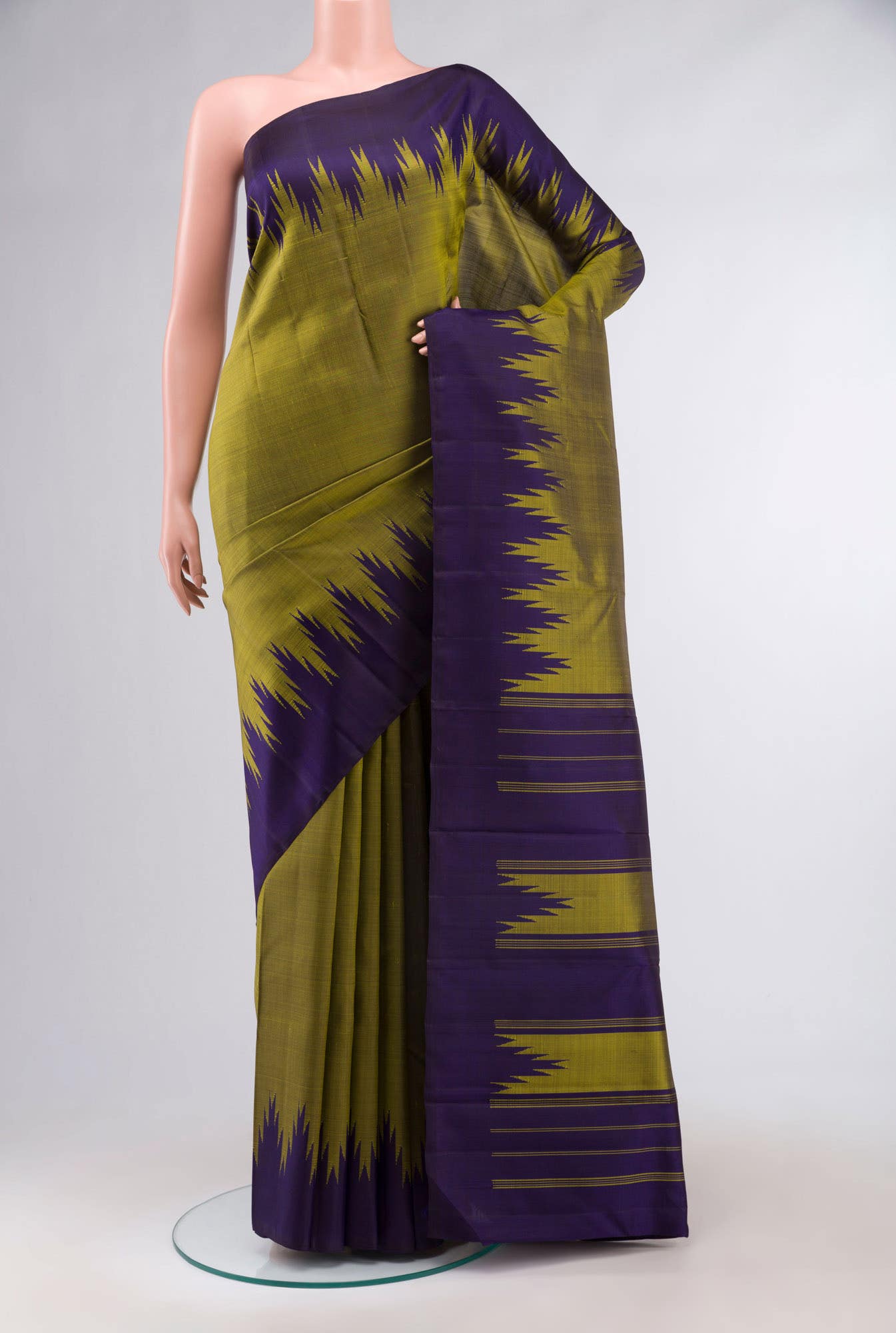 Green Kanchipuram Silk Saree