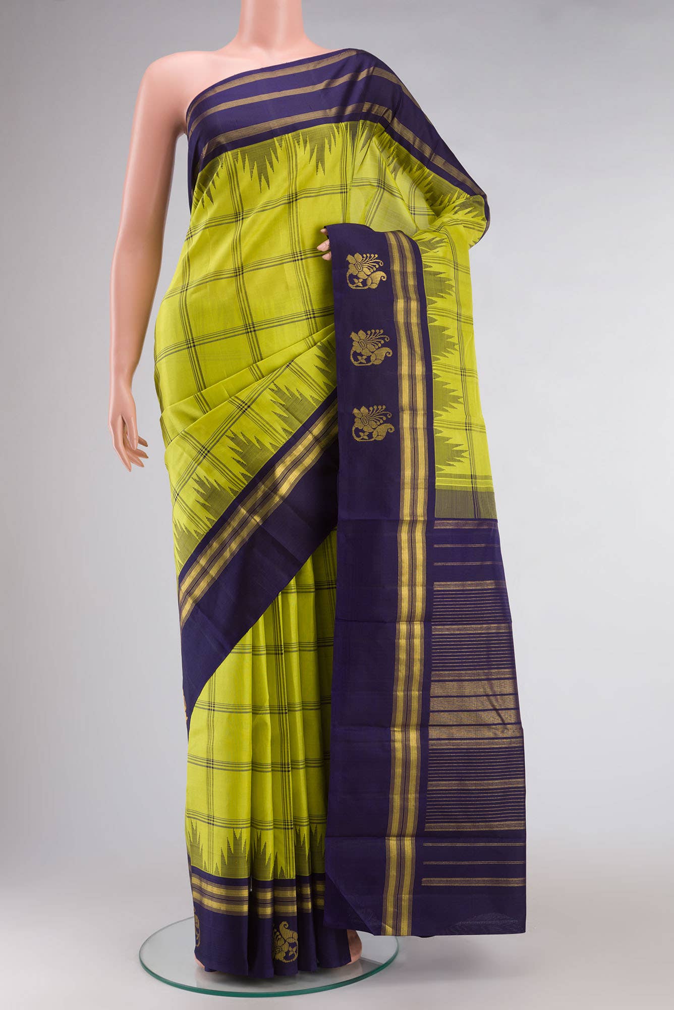 Green Kanchipuram Silk Saree