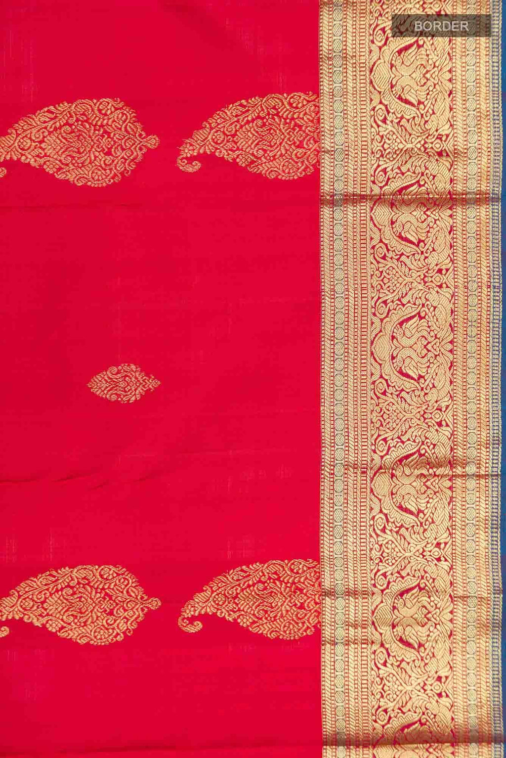 Red Kanchipuram Silk Saree