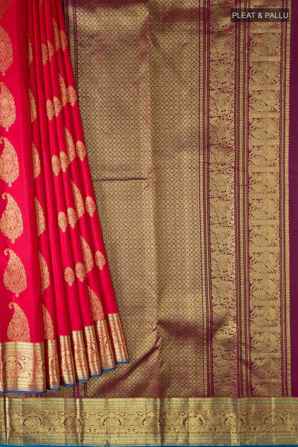 Red Kanchipuram Silk Saree