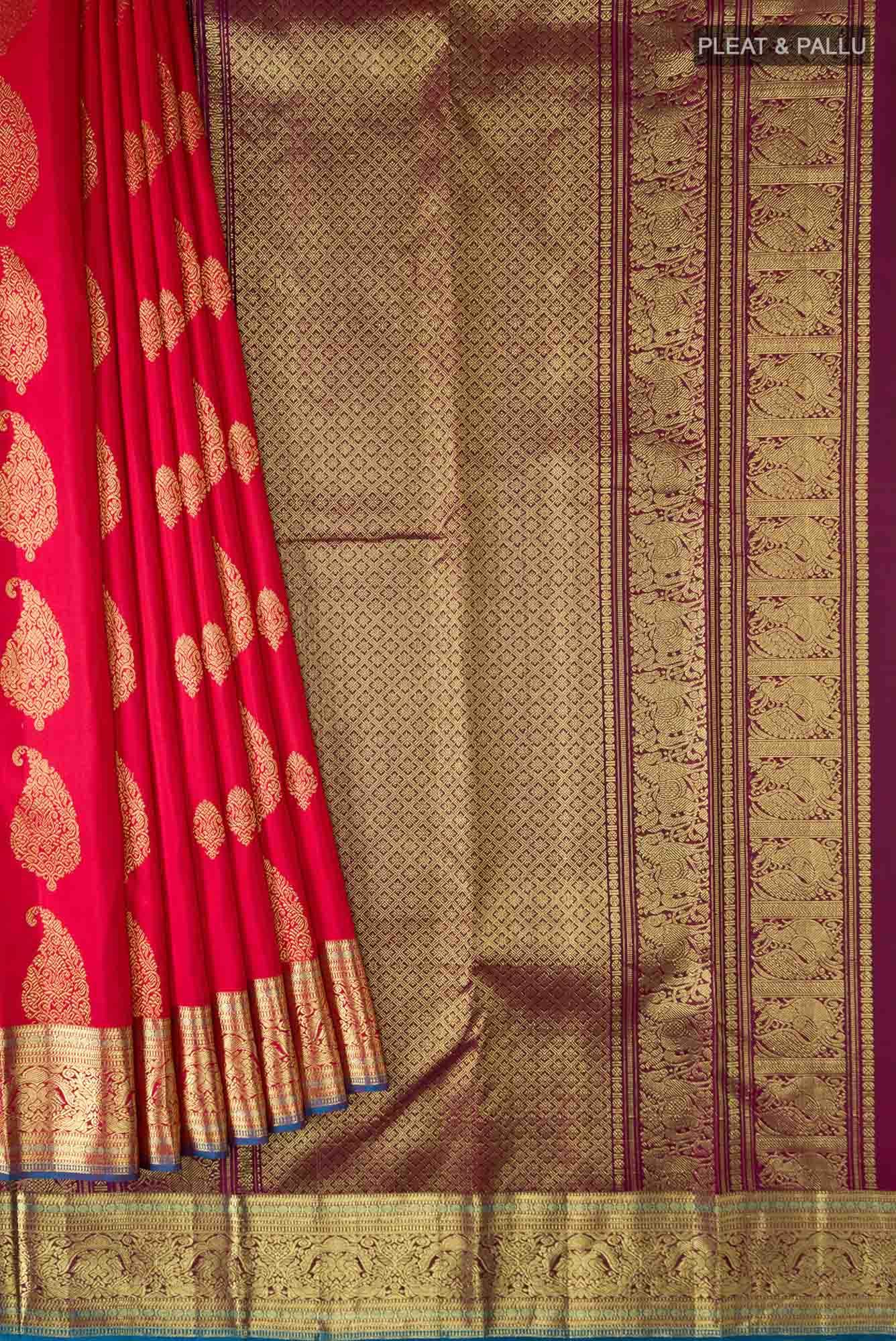 Red Kanchipuram Silk Saree