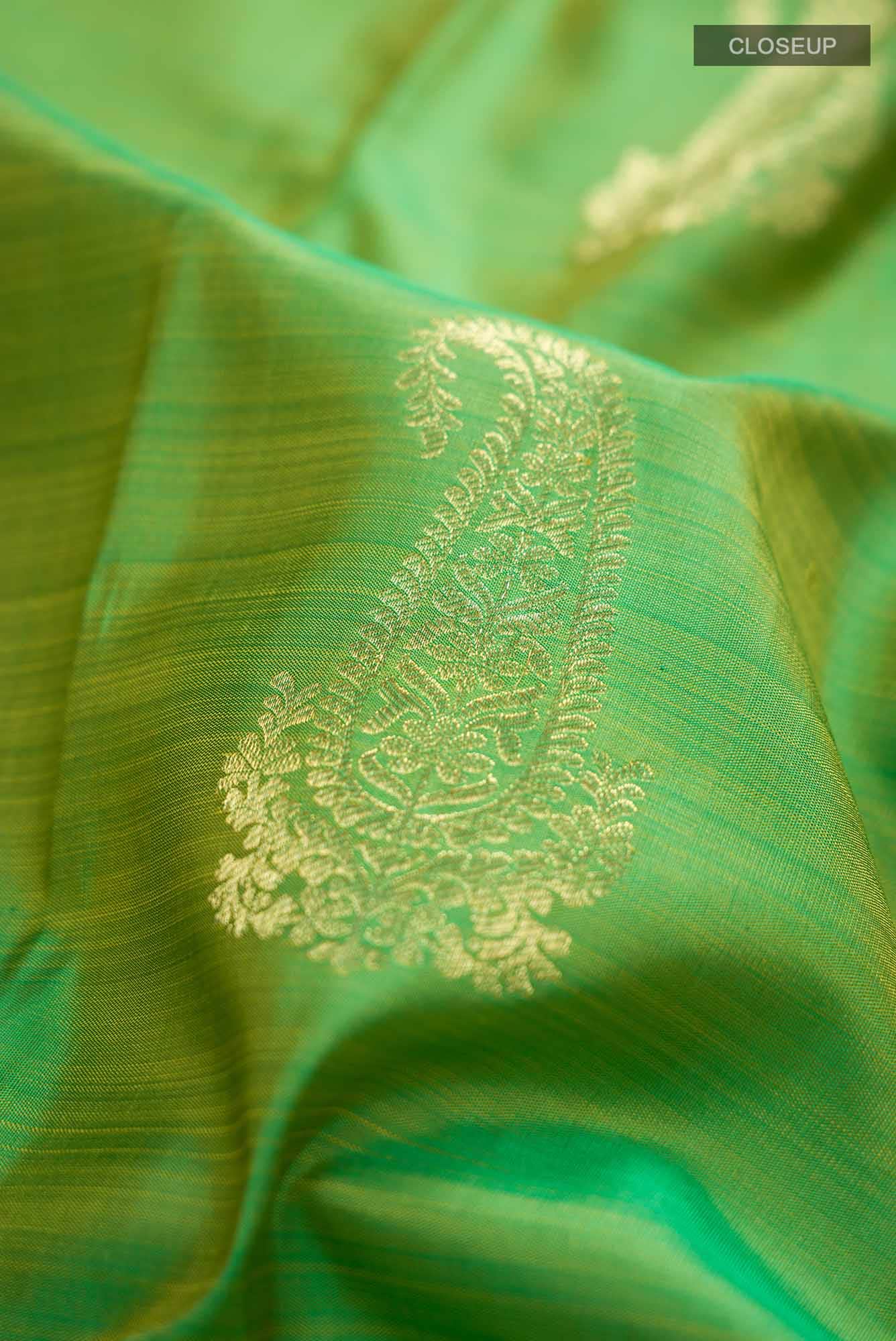 Green Kanchipuram Silk Saree