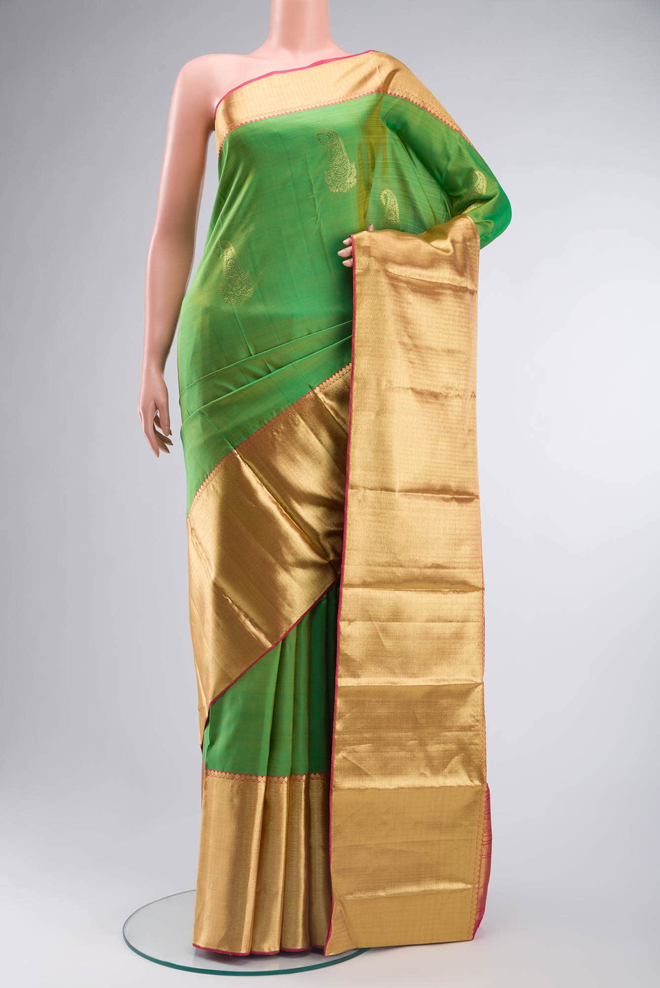 Green Kanchipuram Silk Saree