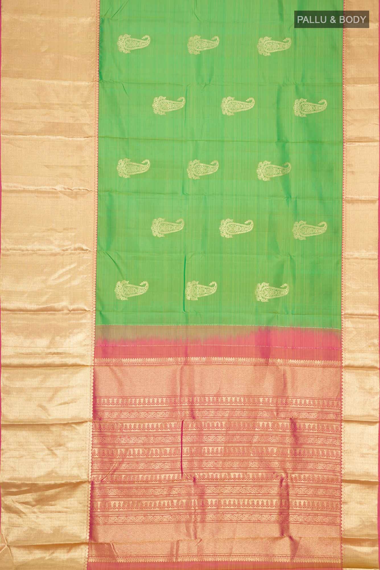 Green Kanchipuram Silk Saree