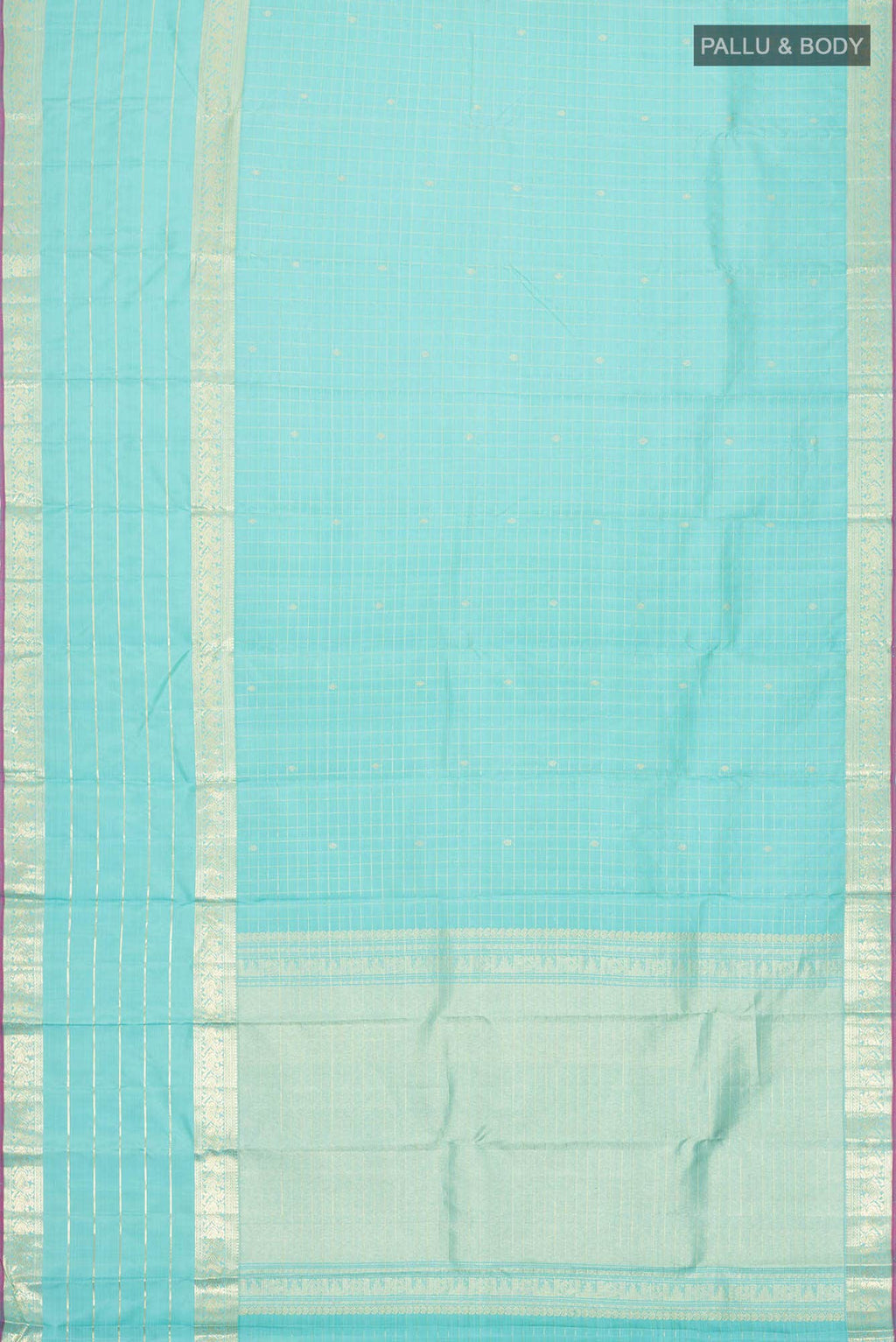 Blue Kanchipuram Silk Saree