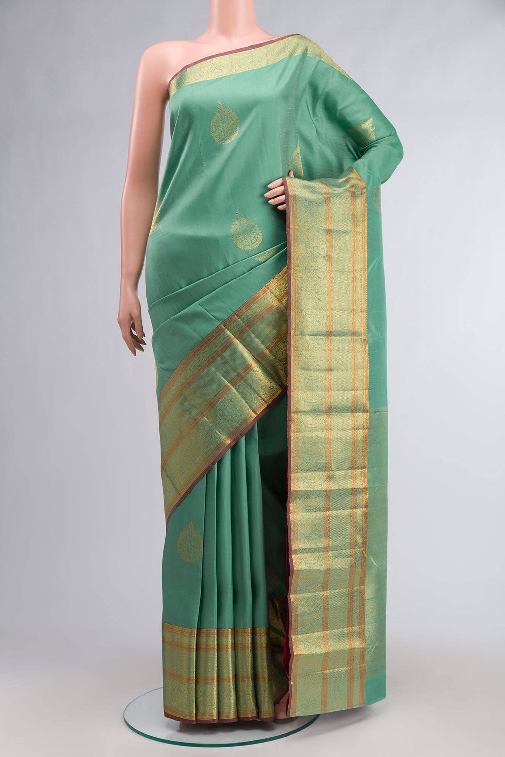Green Kanchipuram Silk Saree