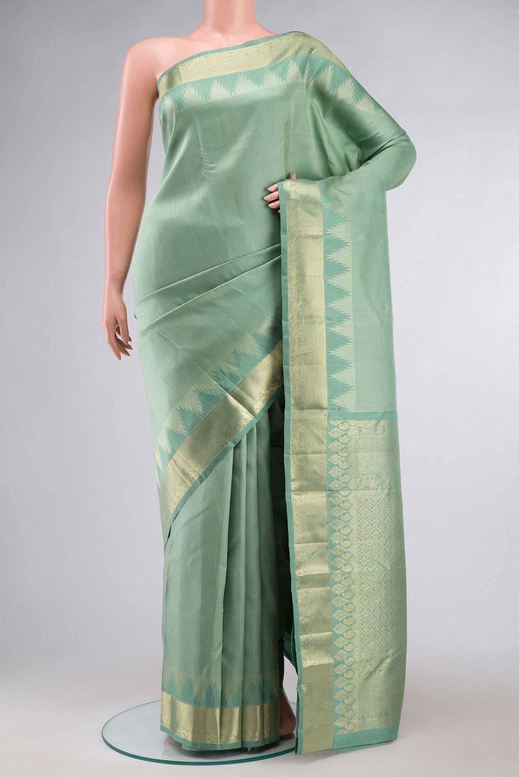 Green Kanchipuram Silk Saree