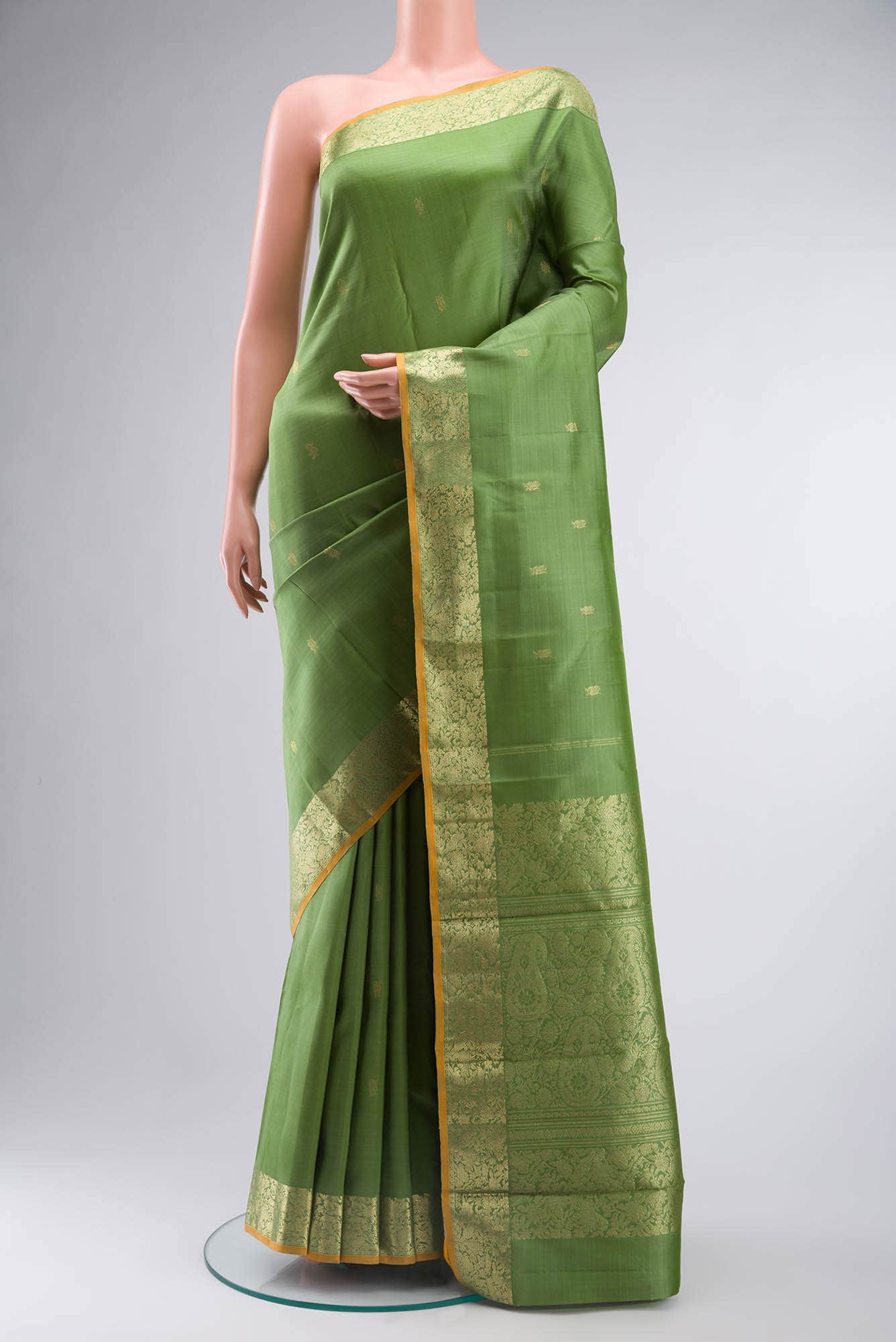 Green Kanchipuram Silk Saree