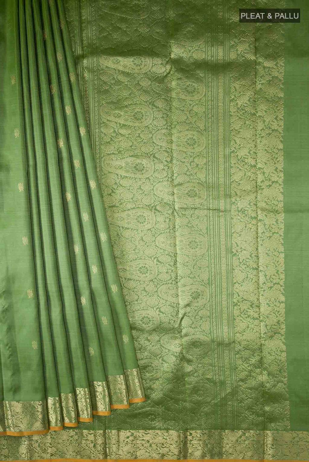 Green Kanchipuram Silk Saree