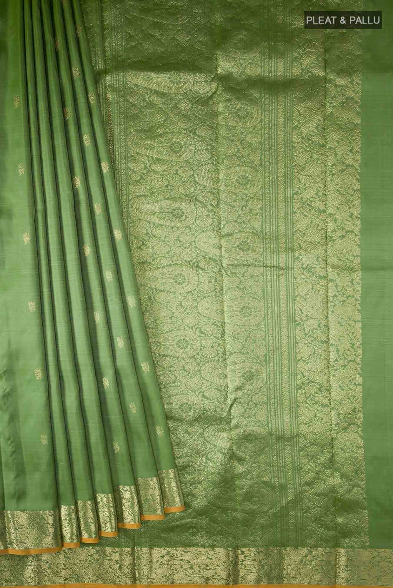 Green Kanchipuram Silk Saree