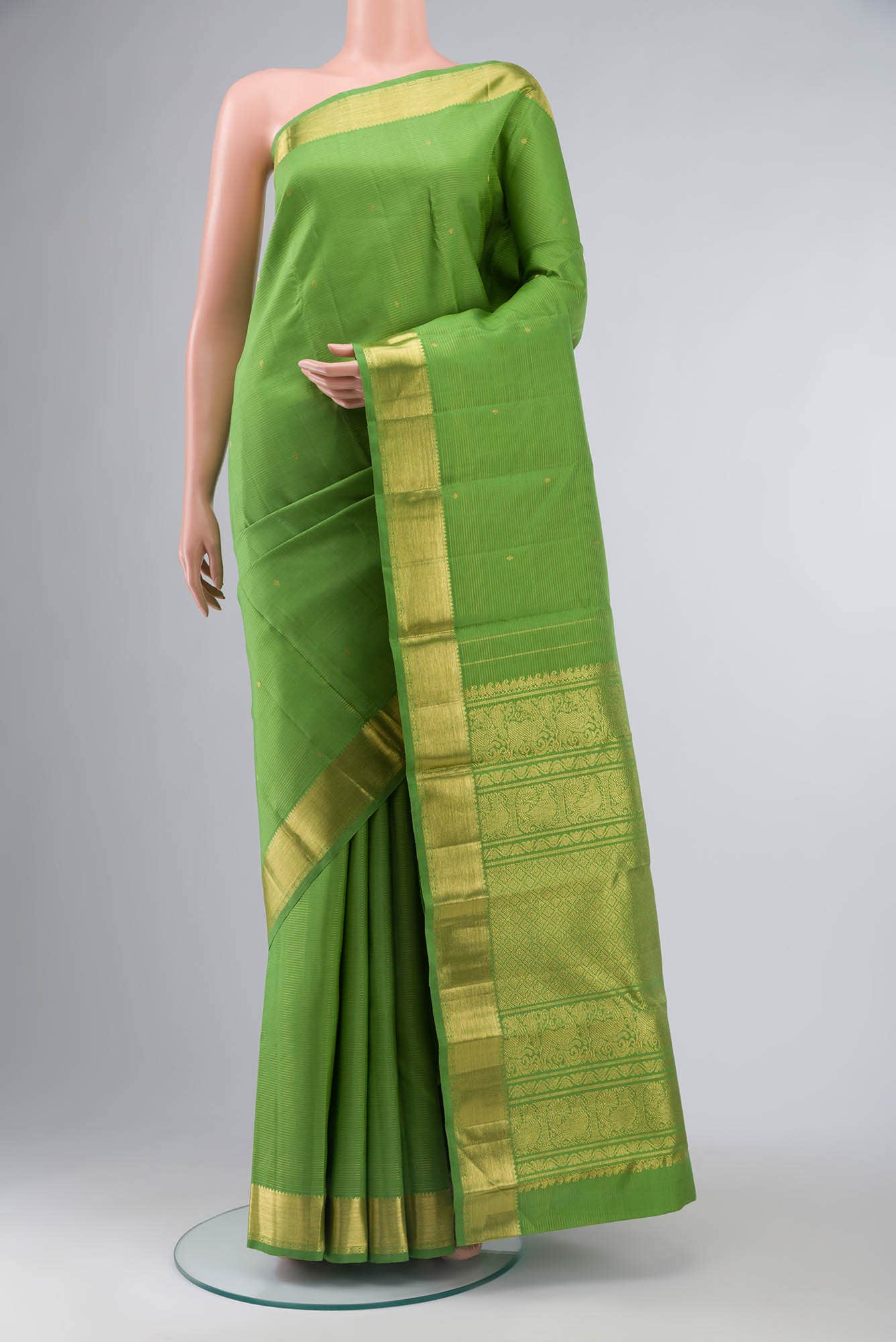 Green Kanchipuram Silk Saree