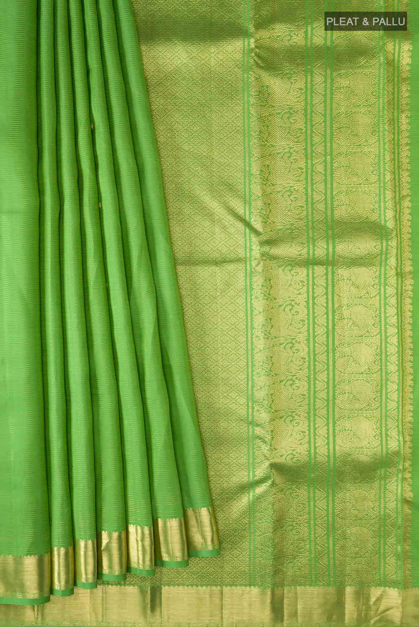 Green Kanchipuram Silk Saree