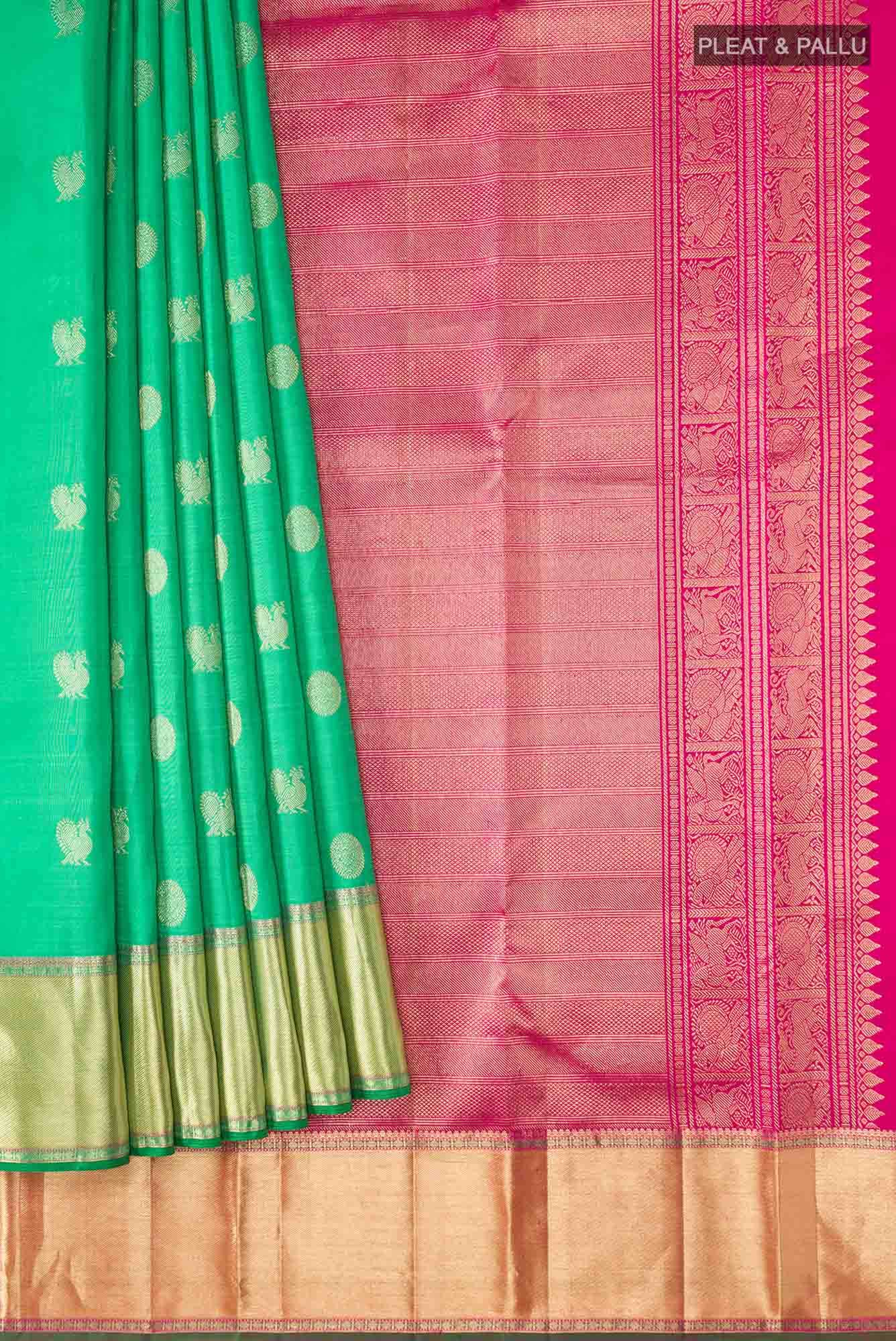 Green Kanchipuram Silk Saree