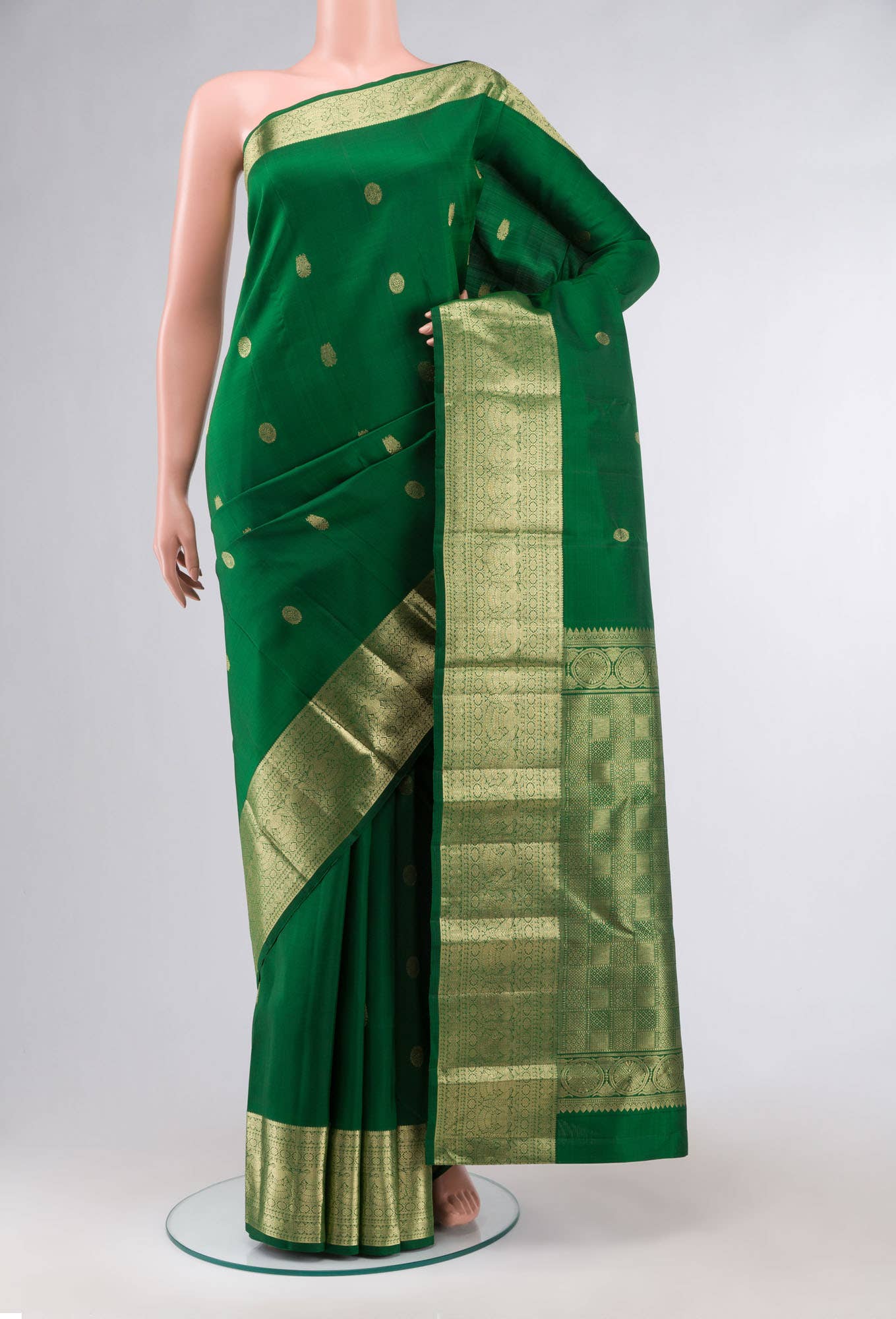 Green Kanchipuram Silk Saree