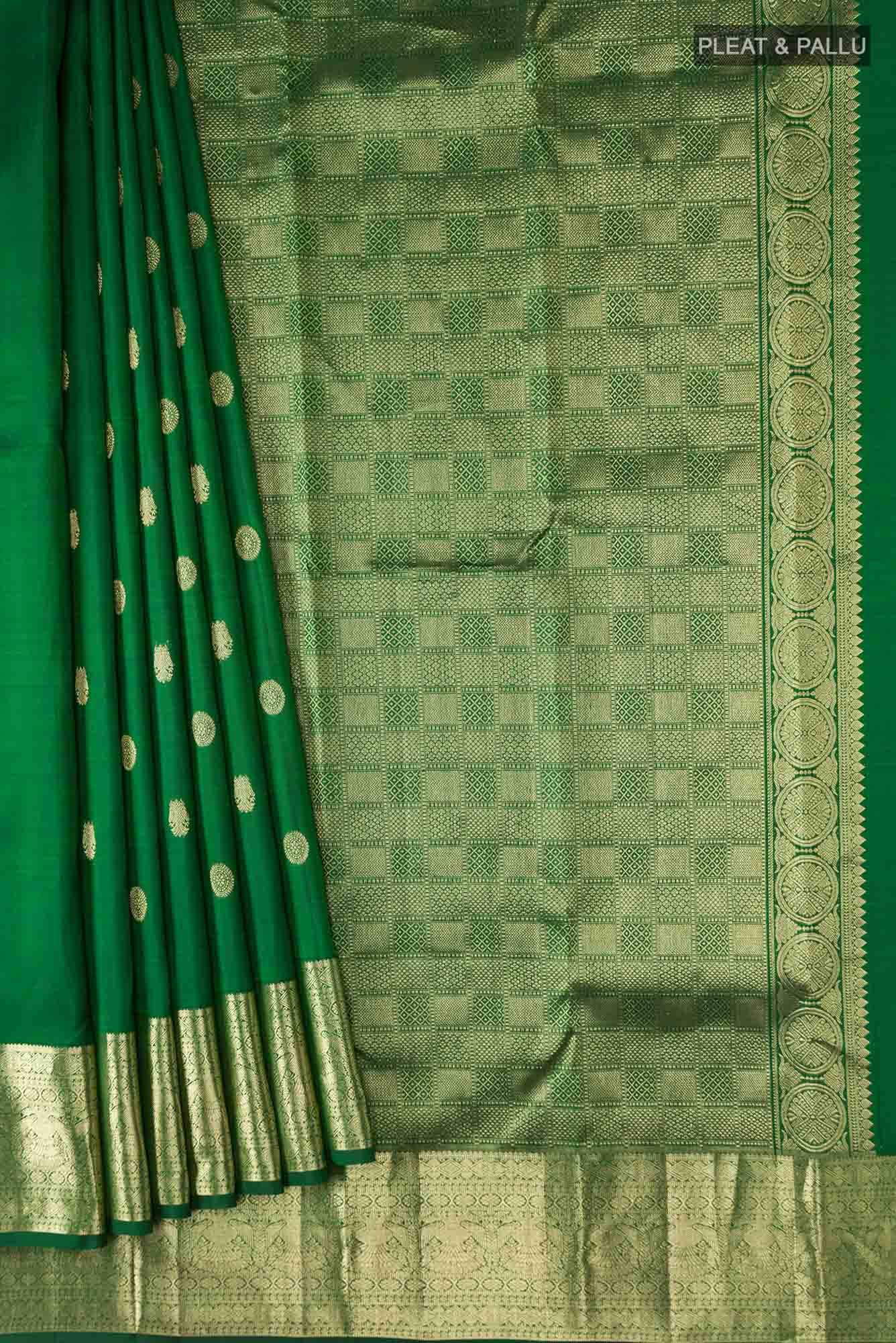 Green Kanchipuram Silk Saree